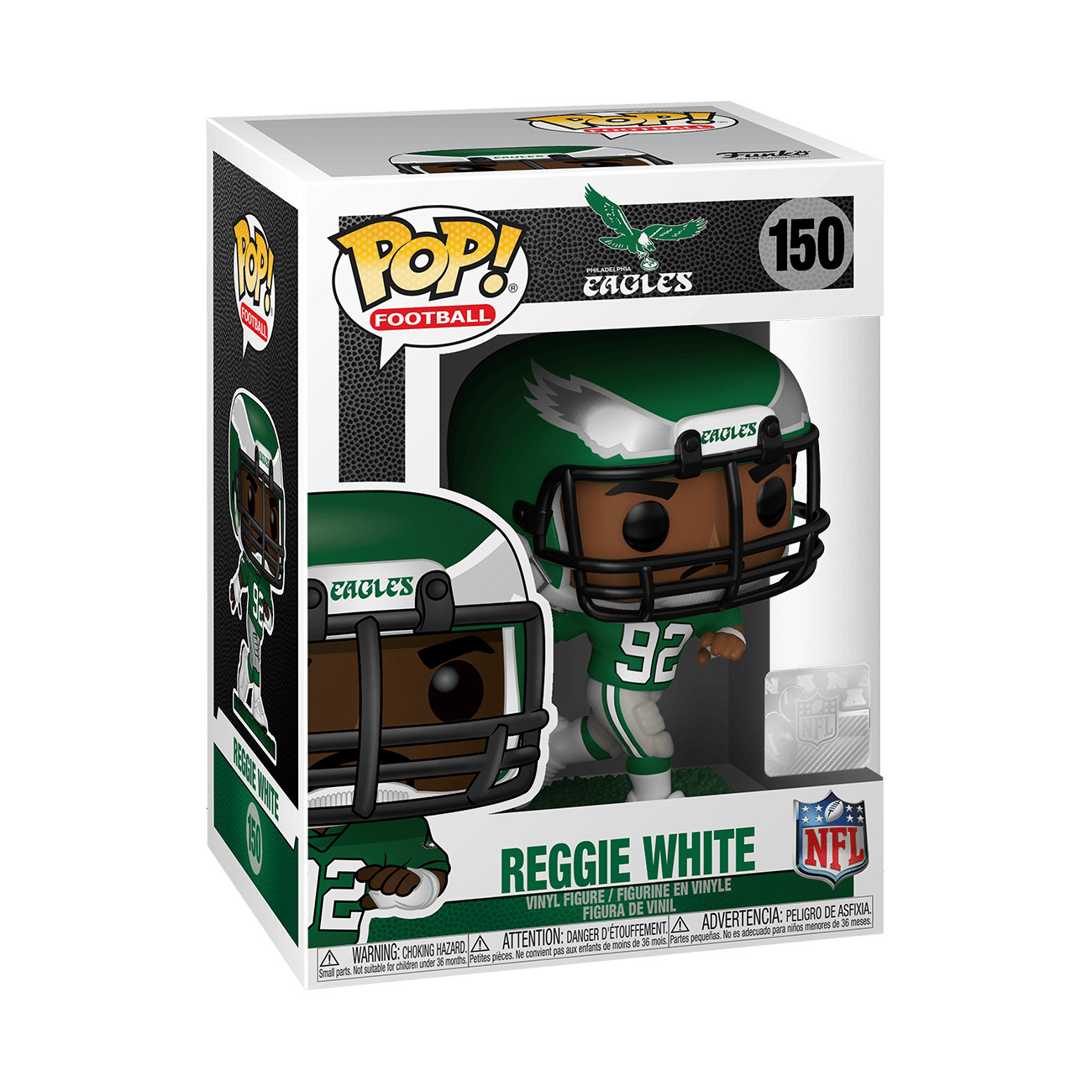 NFL Legends: Reggie White (Eagles) Funko POP Vinyl Figure With Protector