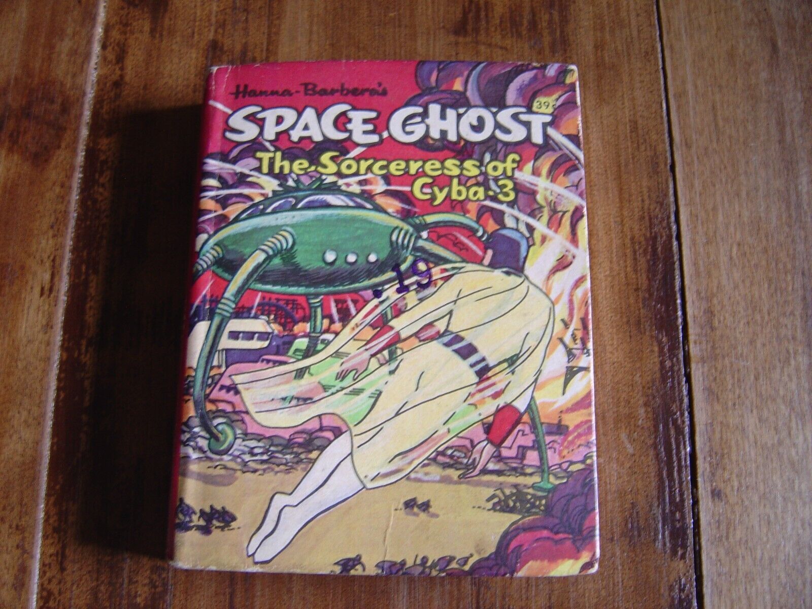 Vintage Big Little Book 1968 Hardcover Space Ghost The Sorceress of Cyba-3  EXC