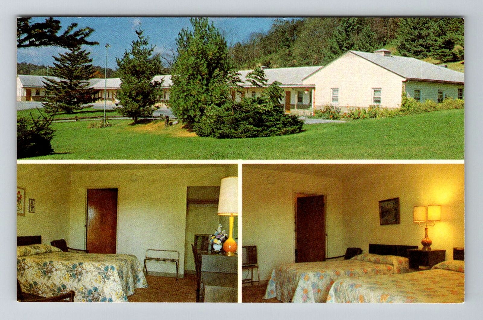 Wytheville VA-Virginia, Johnson's Motel, Advertisement, Vintage Postcard