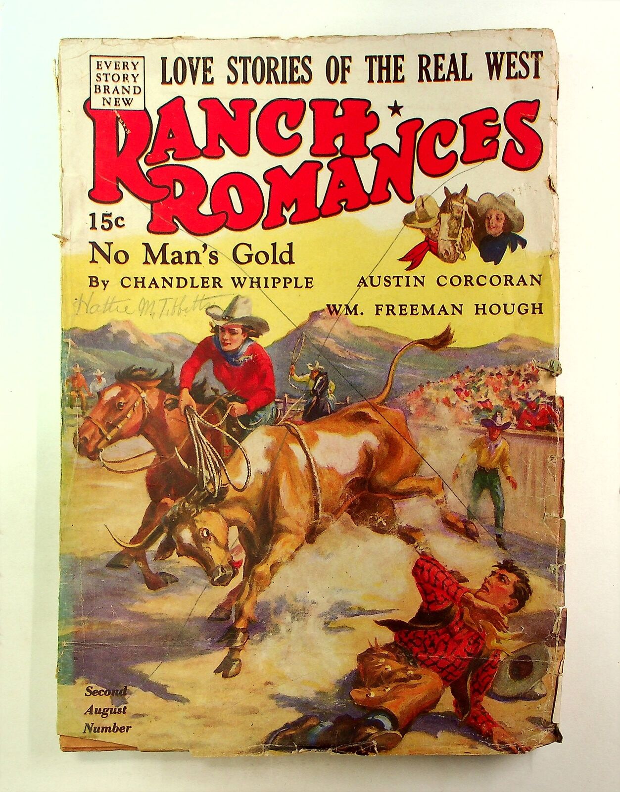 Ranch Romances Pulp Aug 1940 Vol. 95 #1 GD