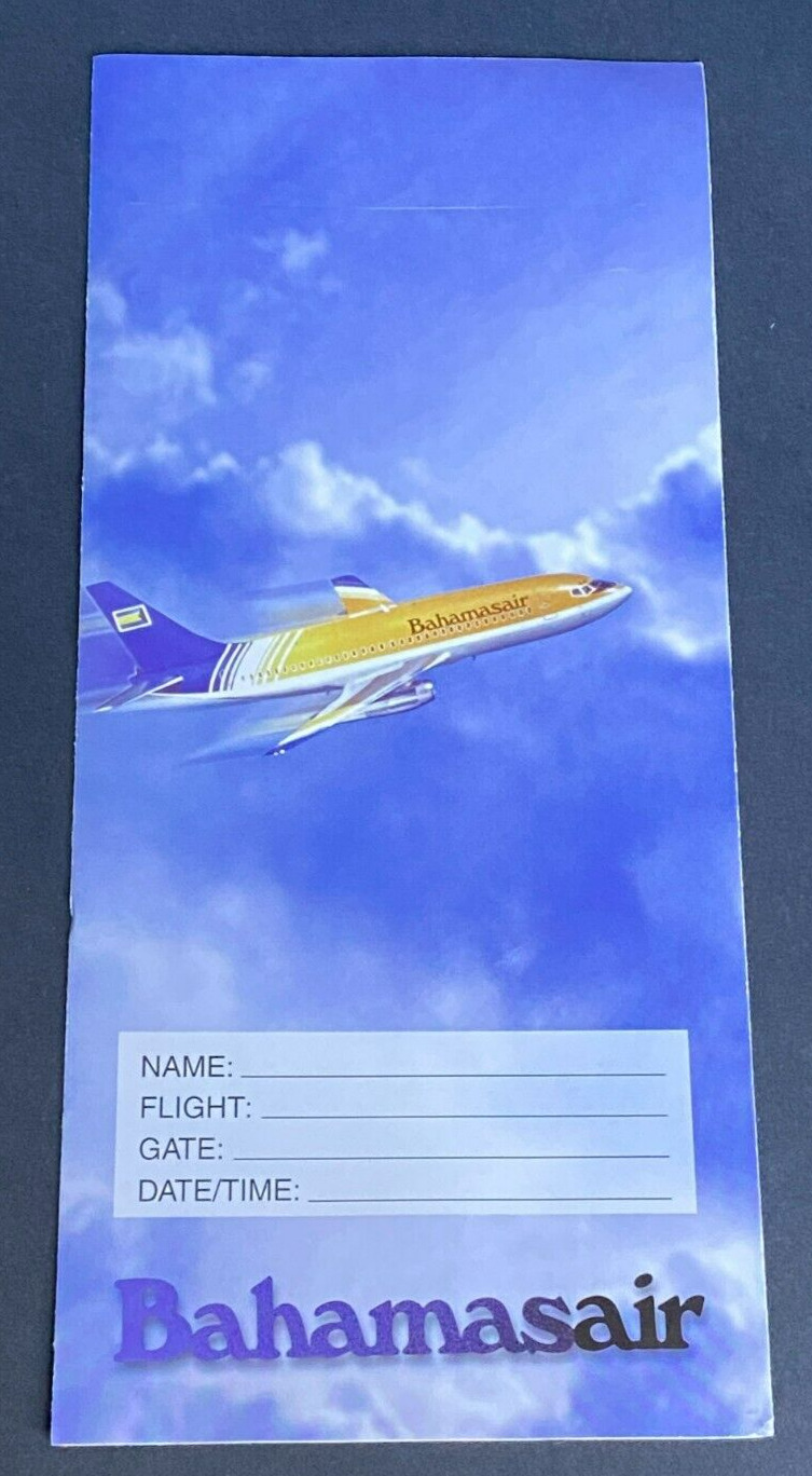 Bahamasair Ticket Jacket - Boeing 737-200 in Flight