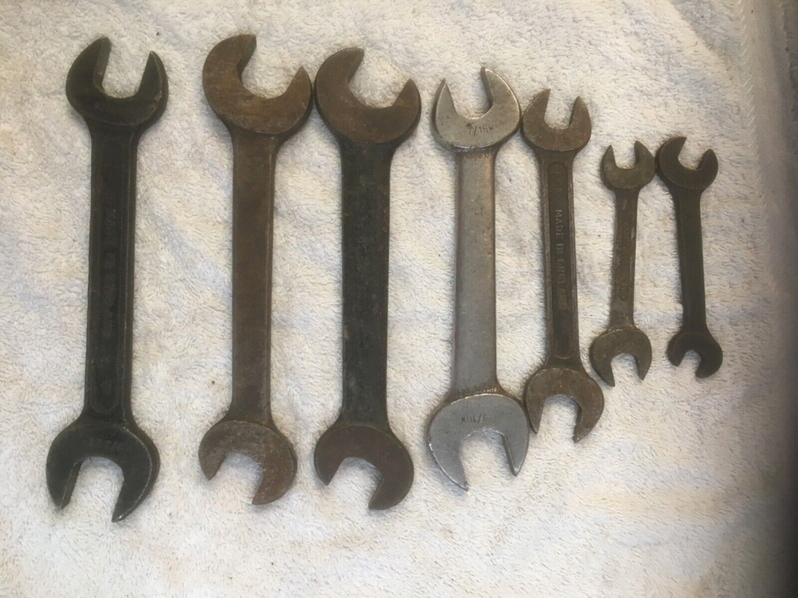 JOB LOT OF VINTAGE SNAIL  BRAND SPANNERS