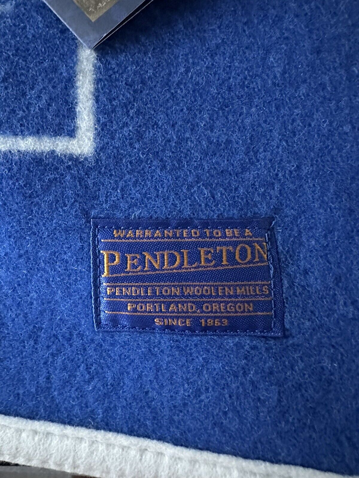 NWT Pendleton Wool Blanket Bargreen Ellingson 64x64\