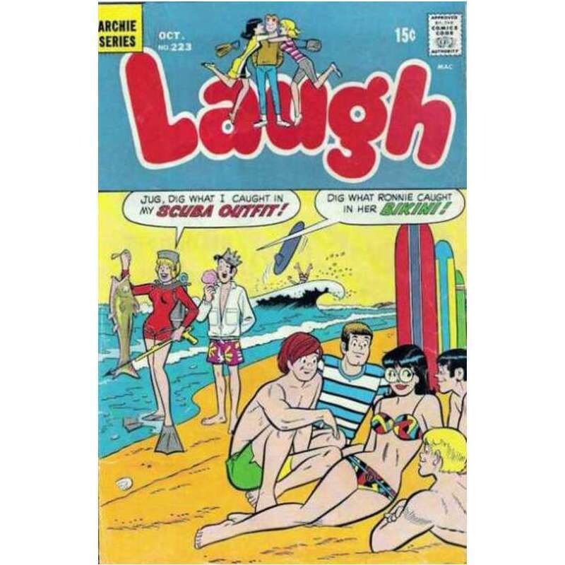 Laugh Comics #223 Archie comics VG+ Full description below [v.
