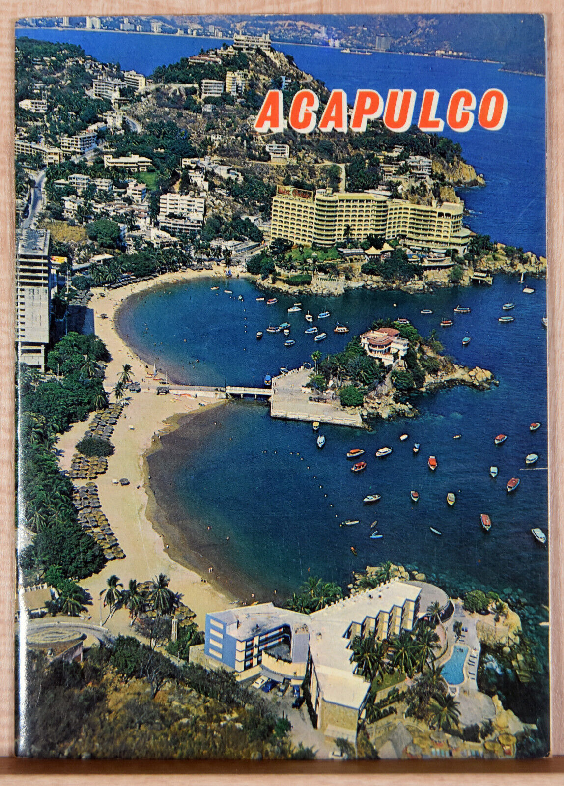 1970s Advertising Booklet Acapulco Mexico Color Illustrated Hotels Yacht