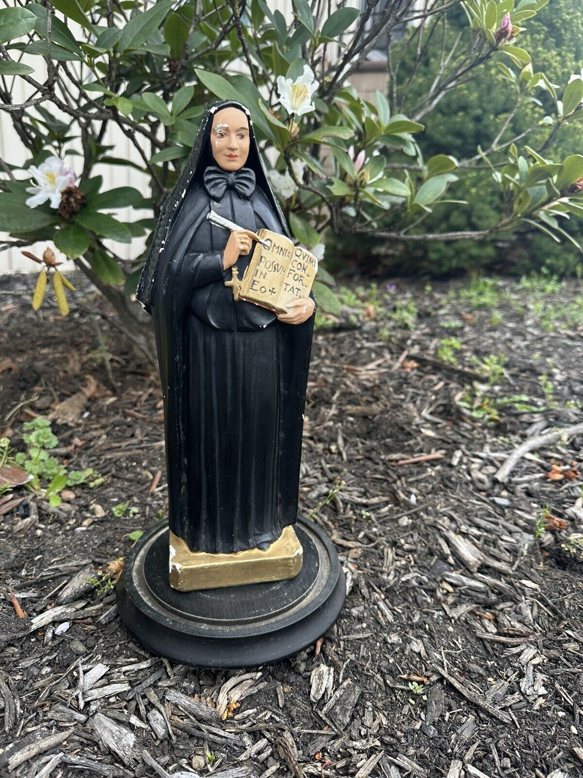 Vintage Antique 1939  Saint Mother Frances Cabrini Xavier Statue