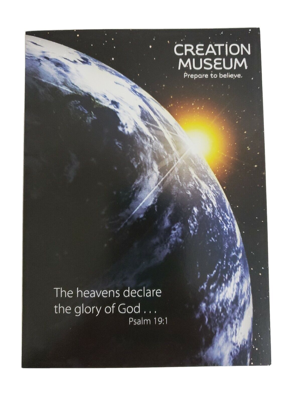 Creation Museum 2009 Set 10 Heavens declare glory of God Notecards and Envelopes