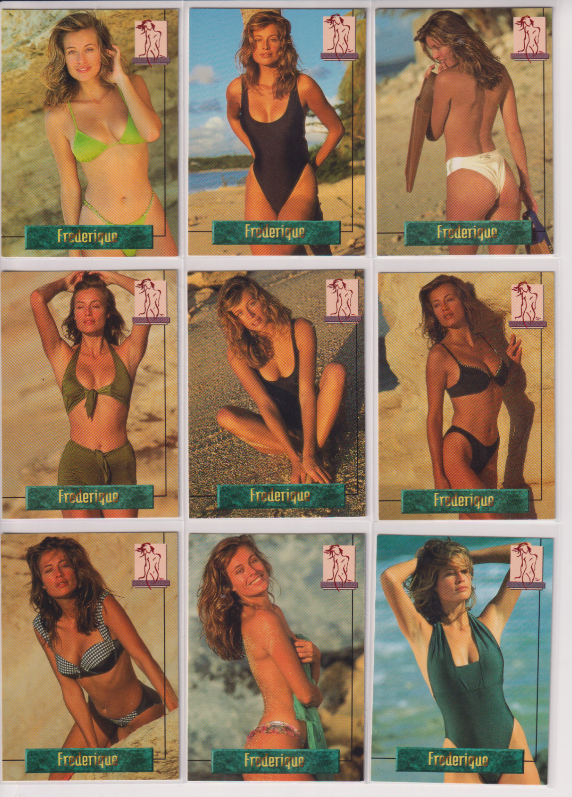 1994 EPG Portfolio's Secret Frederique Van Der Wal Card Set (12) + Promo Card