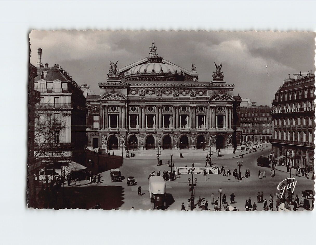 Postcard Opera Theater Paris France