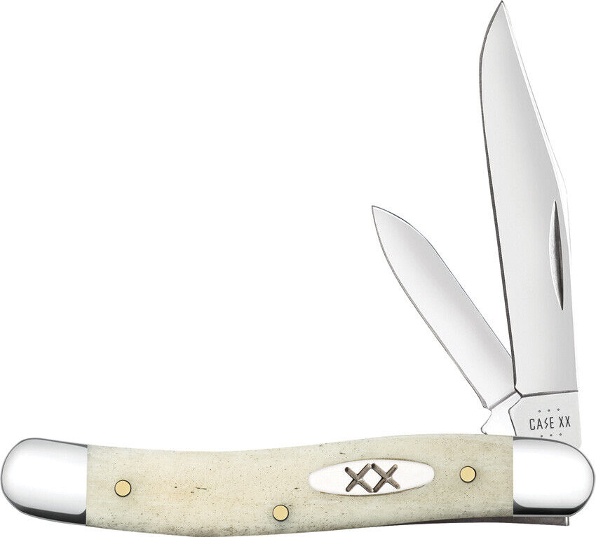 Case Cutlery Medium Texas Jack Smooth Natural Folding Stainless Knife 13315