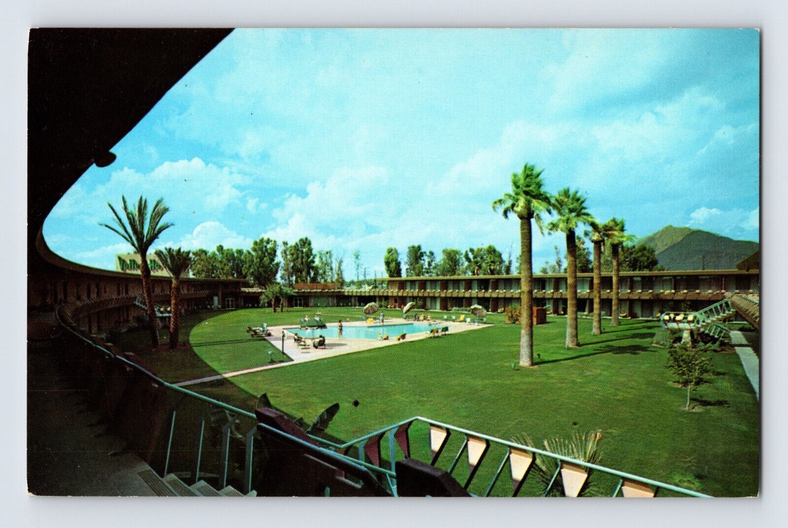 Postcard Arizona Scottsdale AZ Hotel Valley Ho 1960s Unposted Chrome