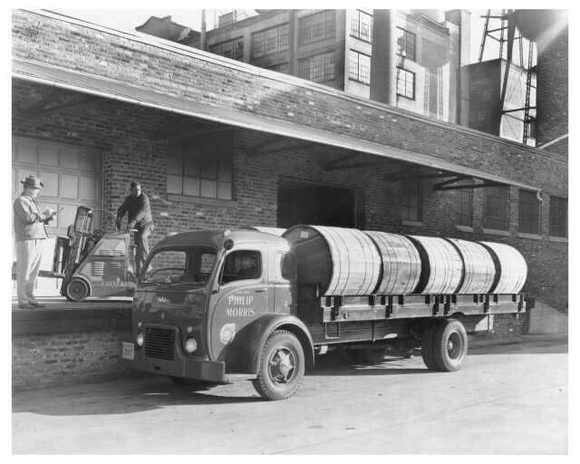 1949 White 3000 Series Truck Press Photo 0187 - Philip Morris