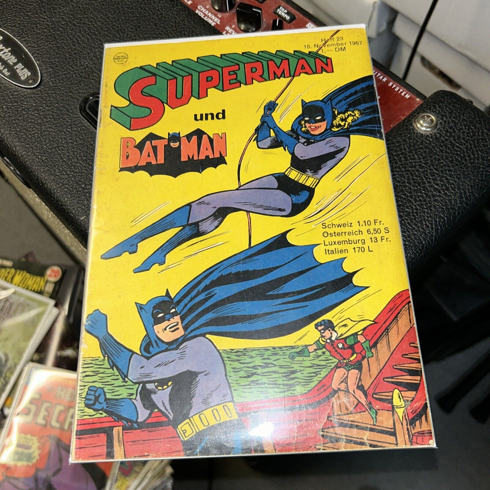 1967 Superman / Batman Comic Germany Vintage RARE Collectible Blonde Batwoman