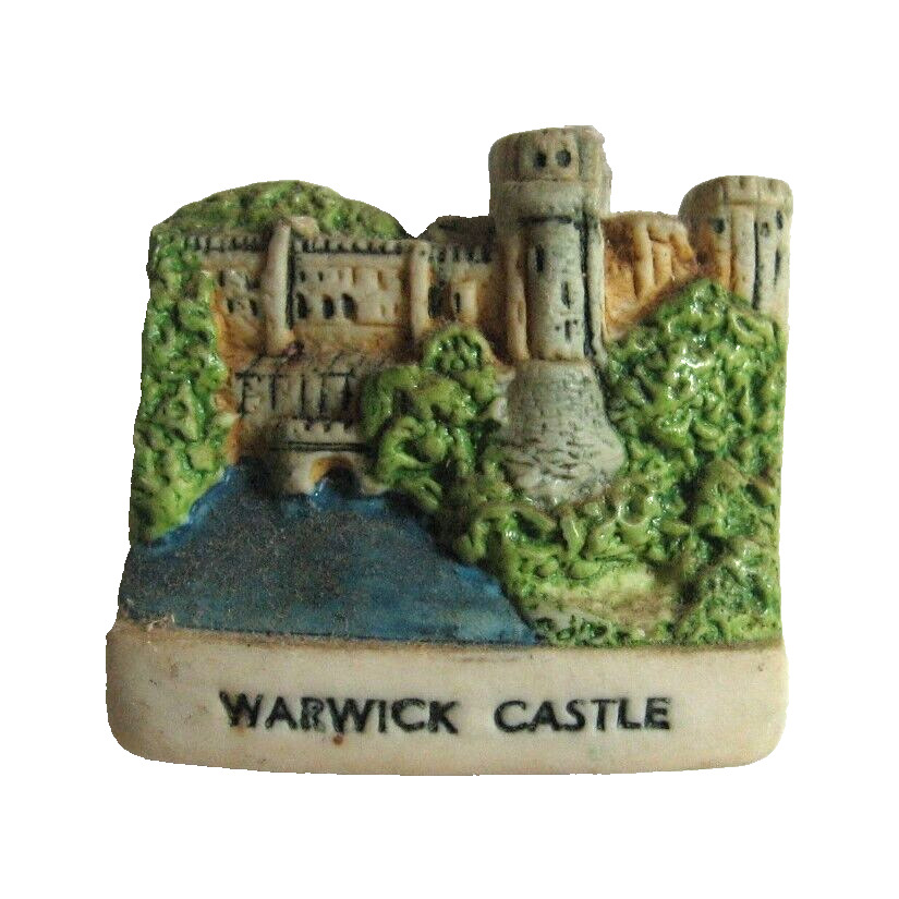 Warwick Castle Souvenir Magnet Moat Warwickshire England