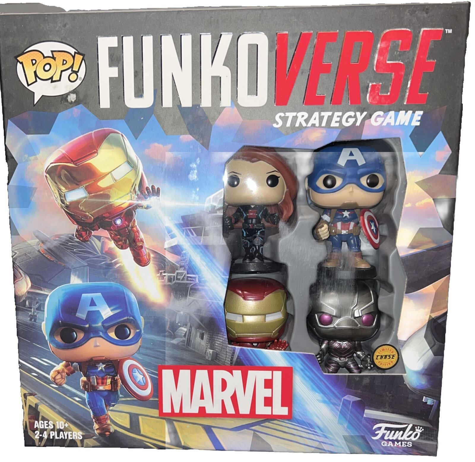 Funko Games Funkoverse: Marvel 100 4-Pack - Black Panther - RARE CHASE EDITION