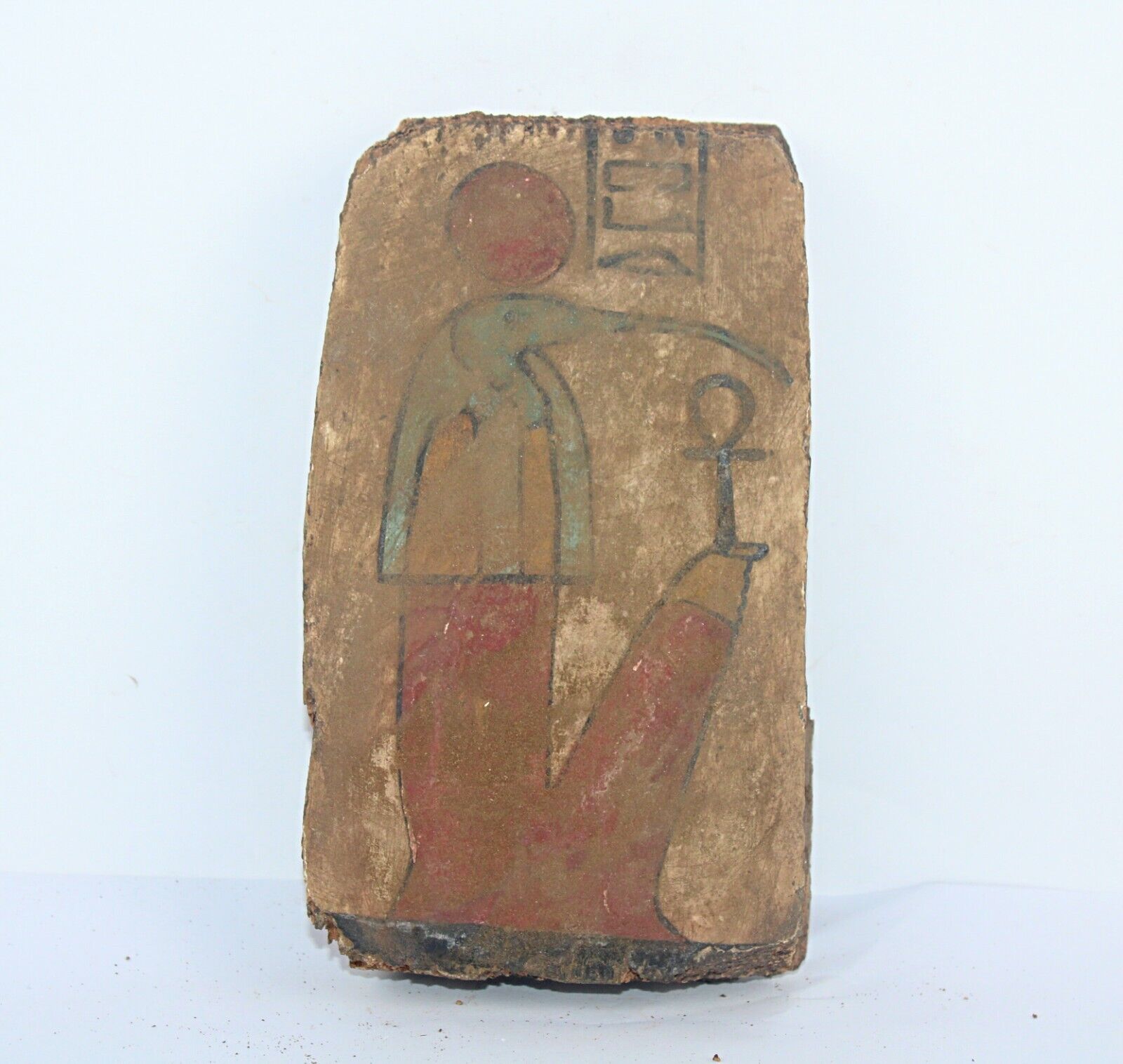Rare Antique Ancient Egyptian Ibis Goddess of Knowledge Stela Egyptian Mythology