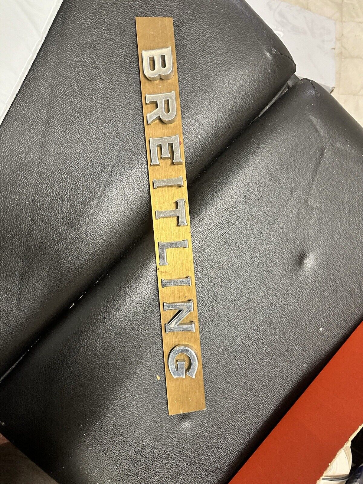 Breitling Dealer Display Sign 17.5” X 1.75”
