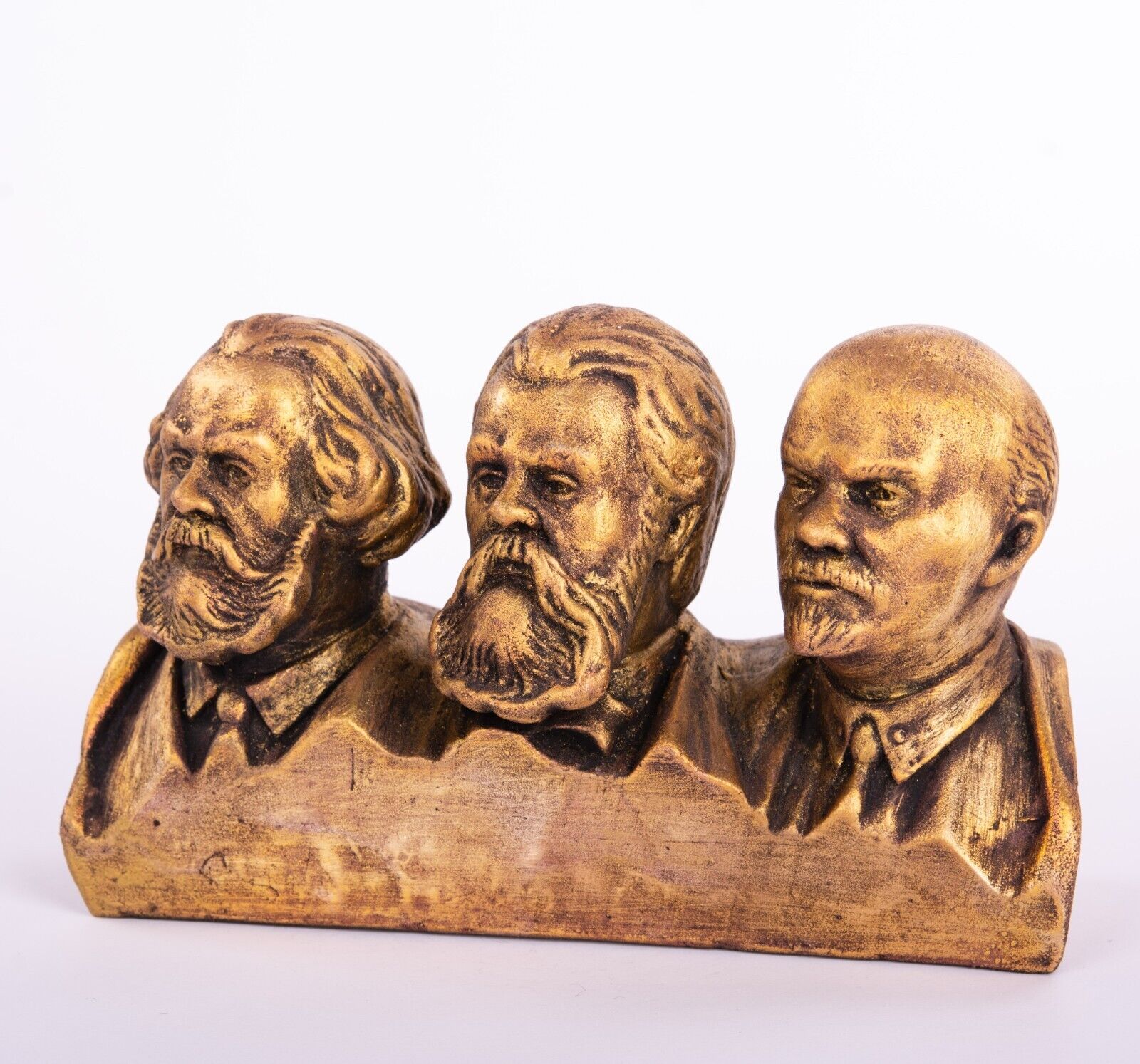 Bronze statue Soviet USSR communist leader Lenin, Marx, Engels figurine