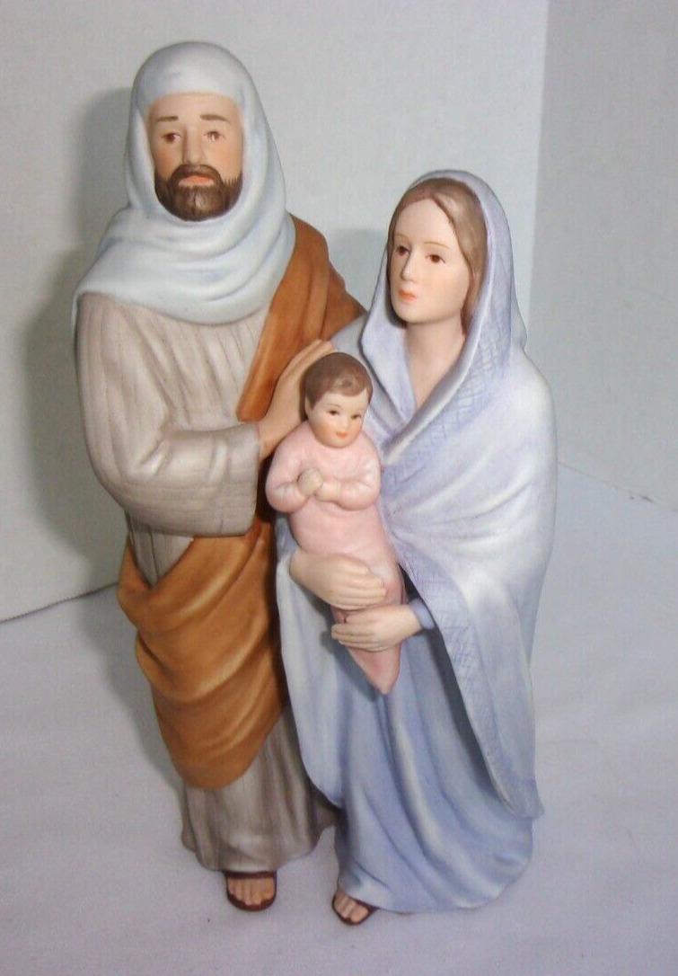 Vintage 1994 HOMCO Masterpiece Porcelain The Holy Family Figurine