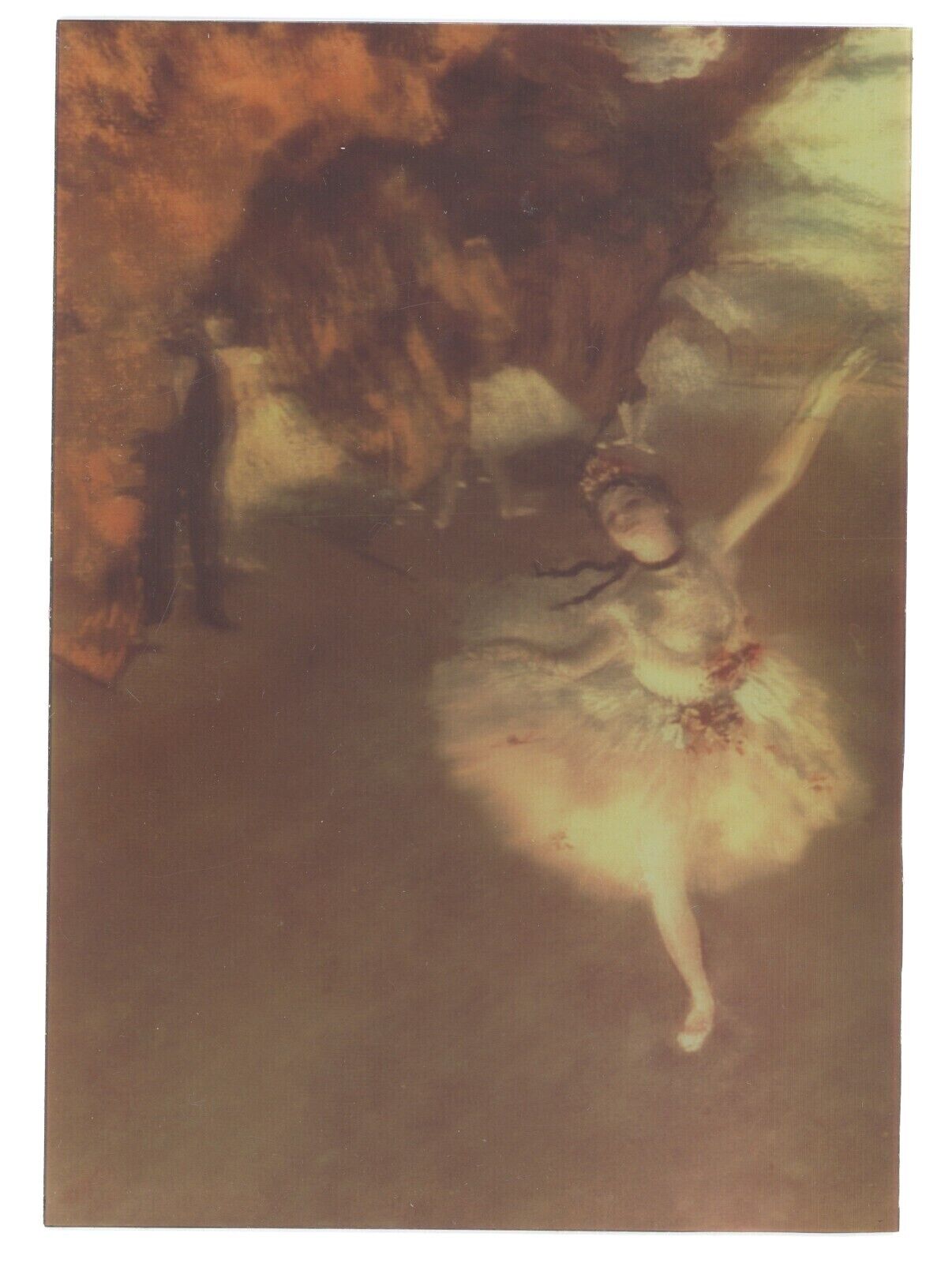 The Star or Dancer on the Stage Circa 1876-77 3-D Art Photo Reprint Edgar Degas