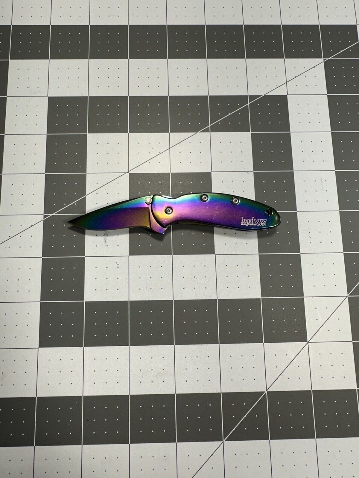 Kershaw 1600VIB Chive Rainbow Assisted Knife Multicolor June 2003 - 6497