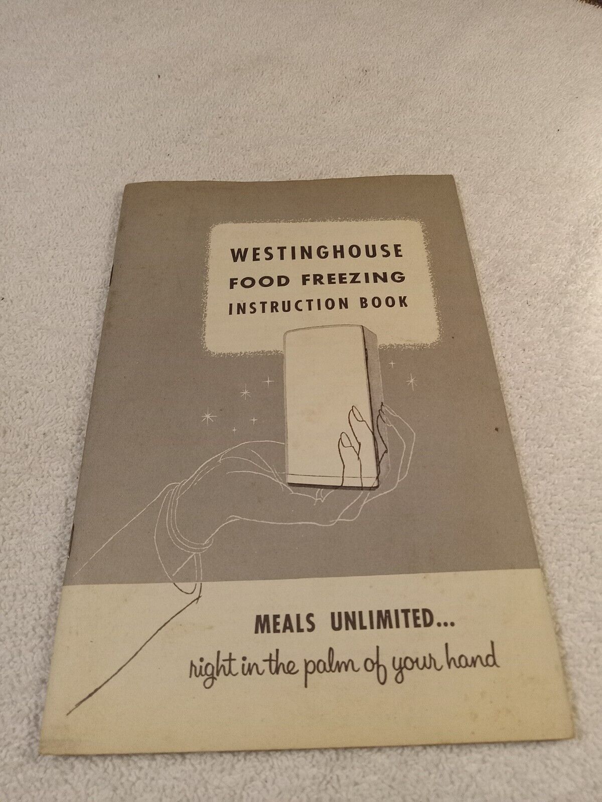 Vintage Westinghouse Food Freezing Booklet