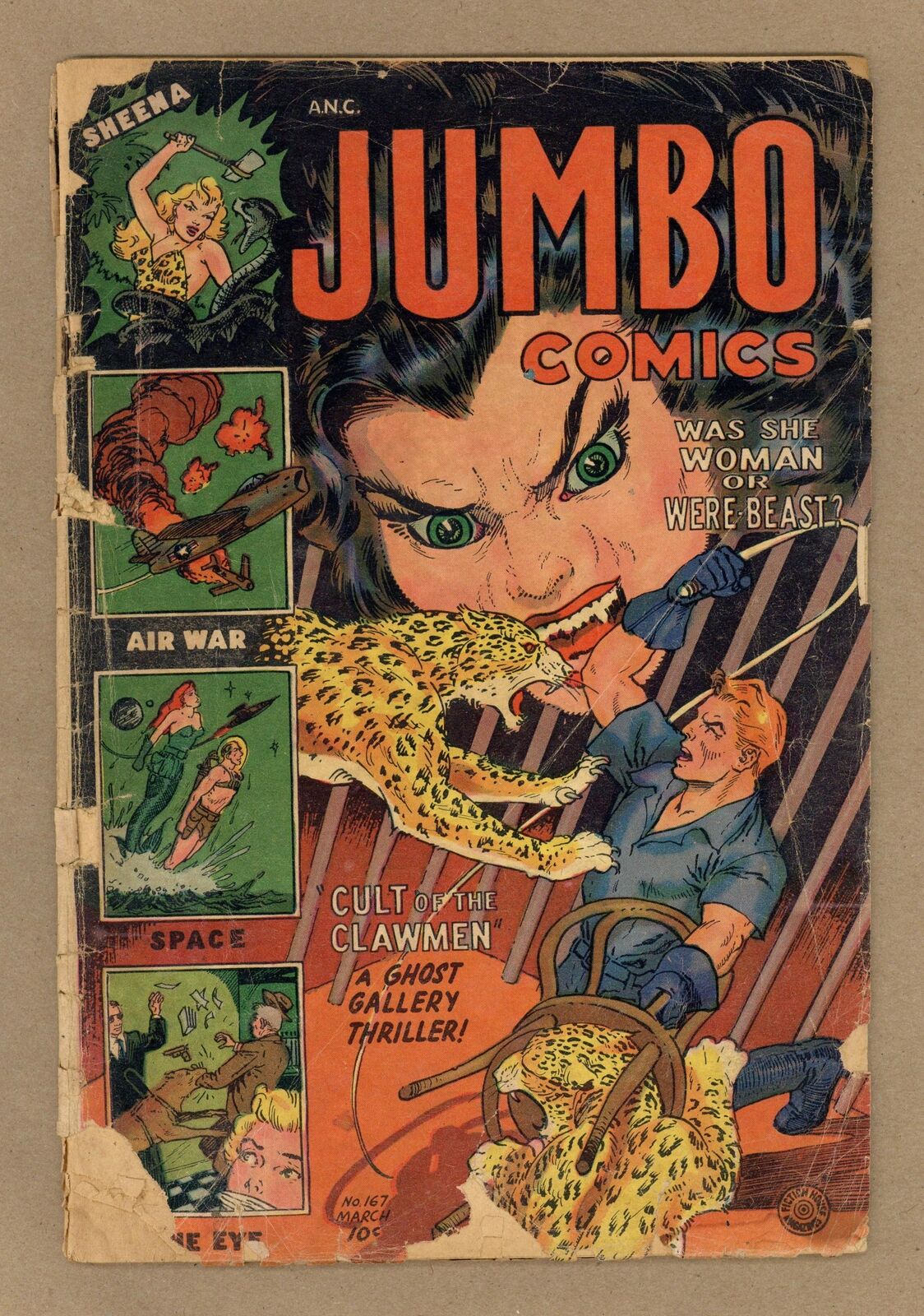 Jumbo Comics #167 FR/GD 1.5 1953