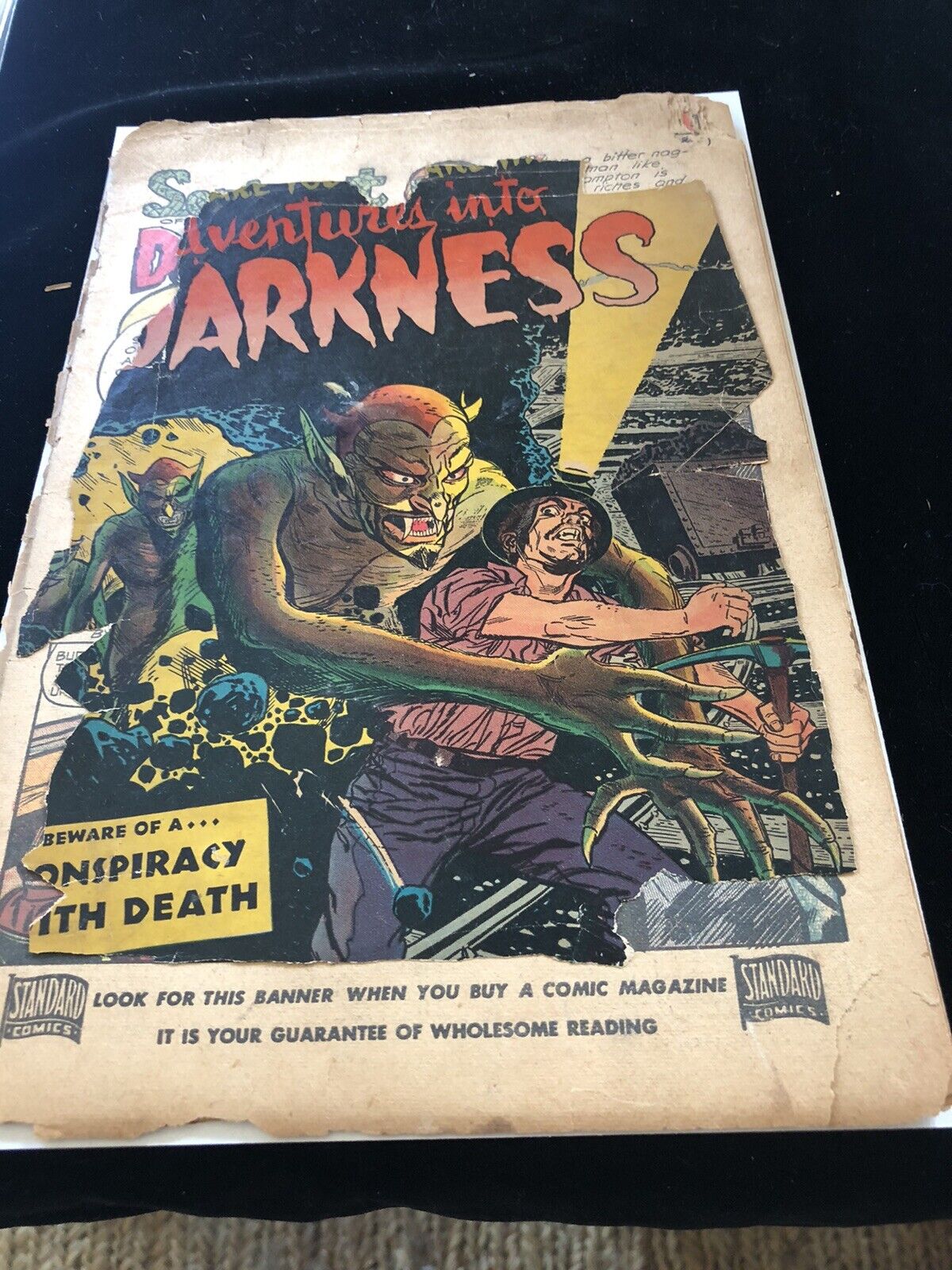 Adventures into Darkness #12 PR 0.5 1953