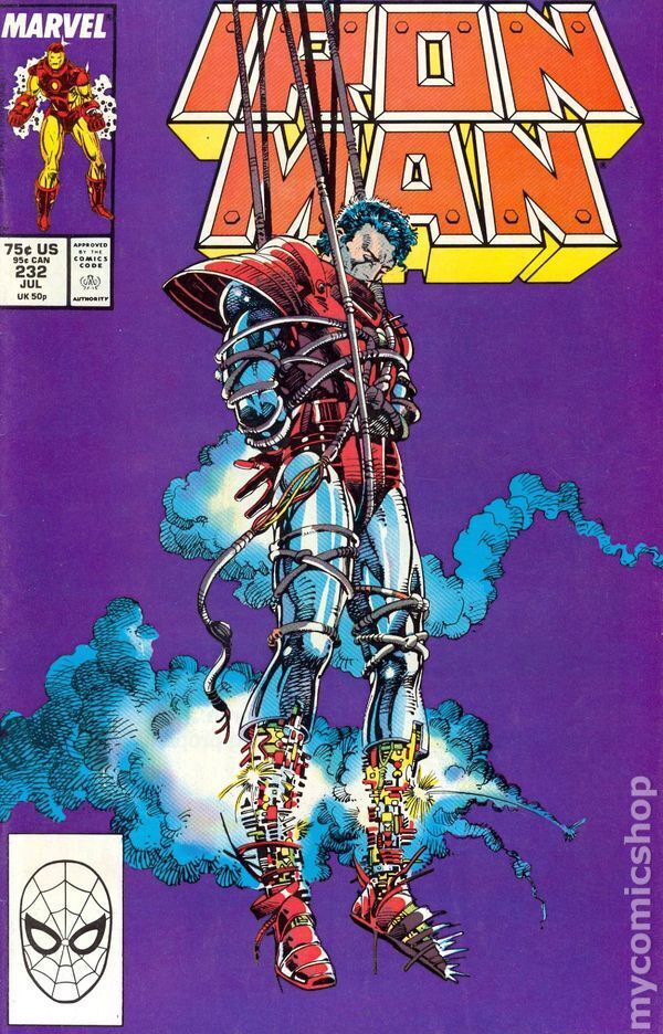 Iron Man #232 FN 1988 Stock Image