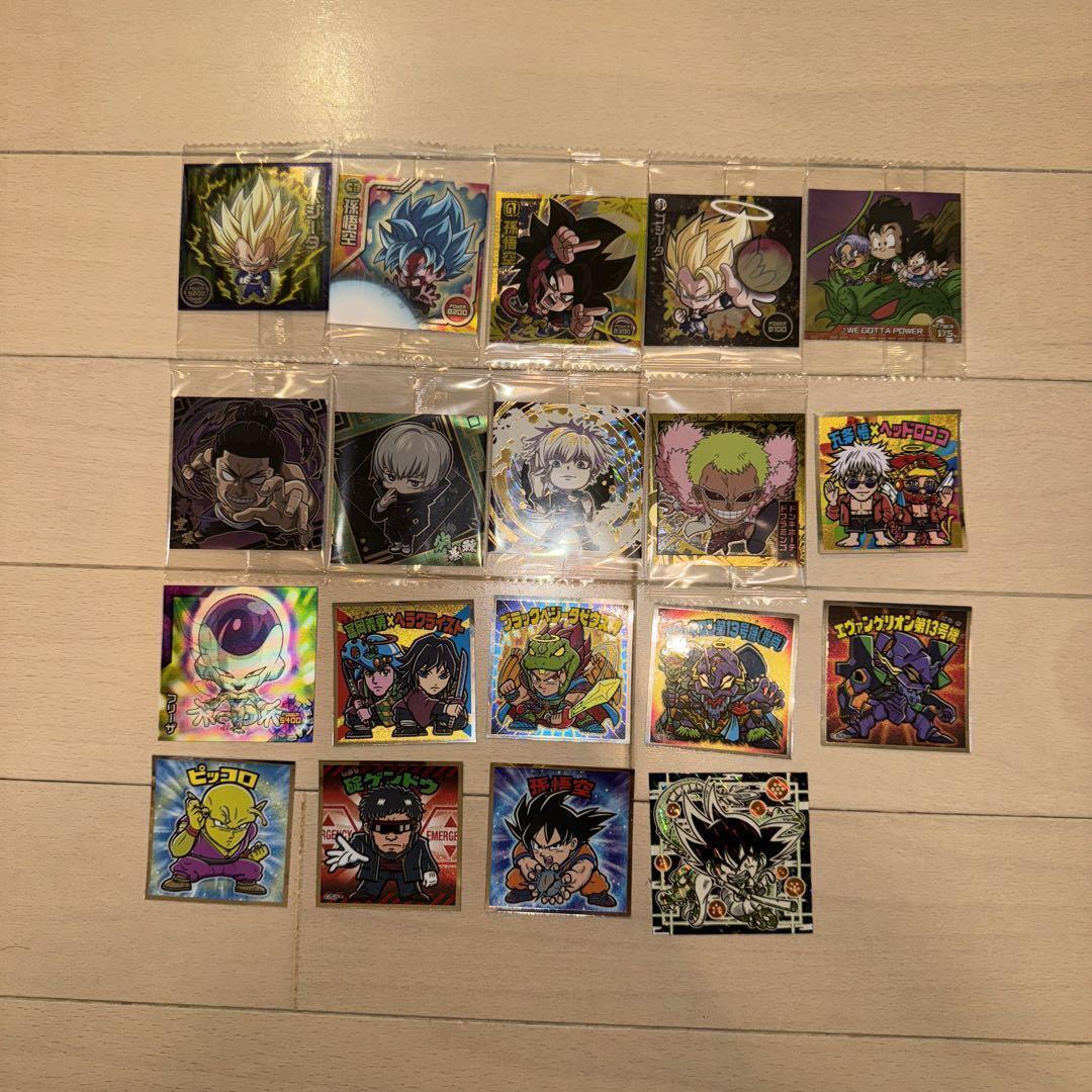 Various Anime Wafer Stickers