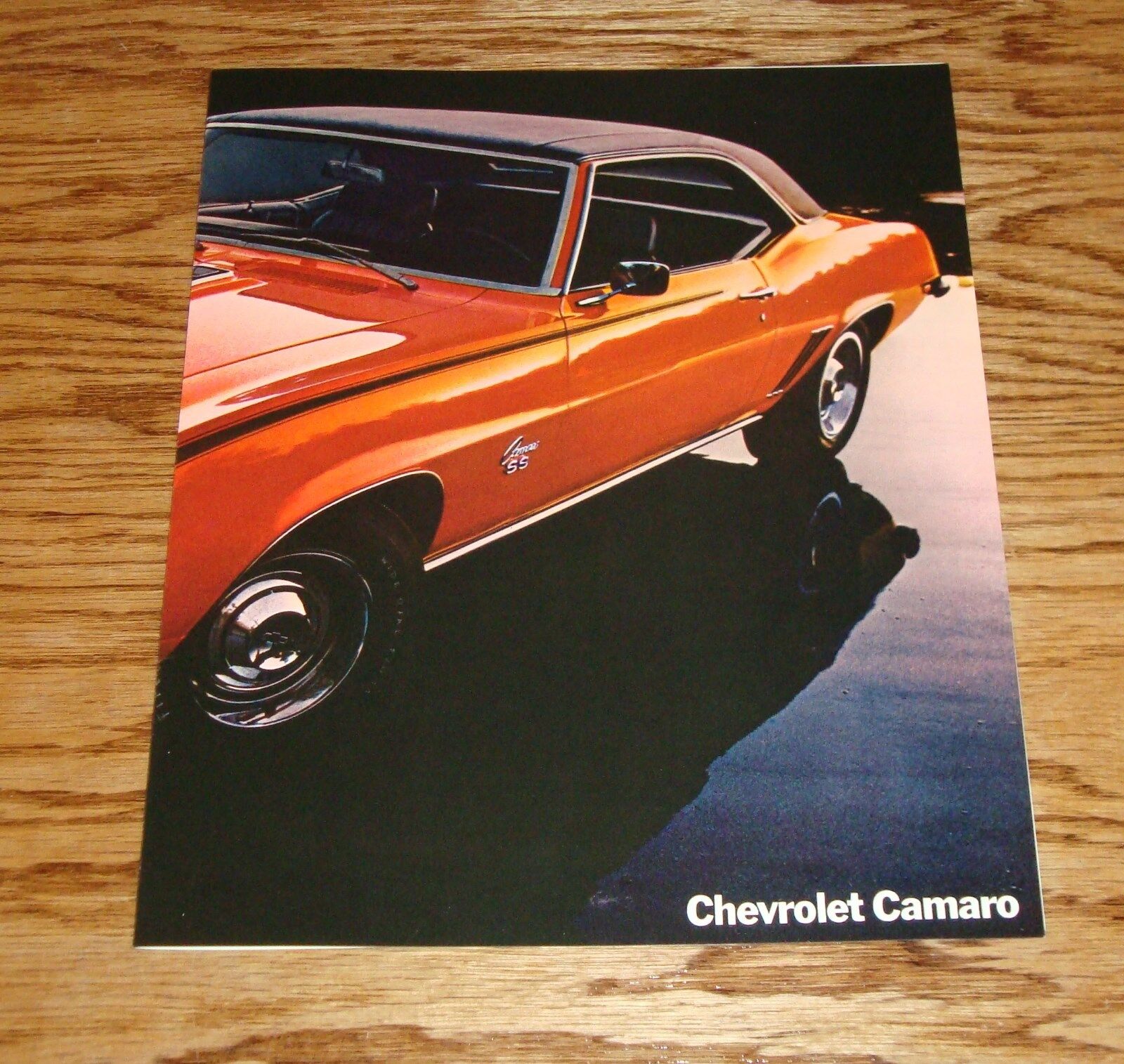 Original 1969 Chevrolet Camaro Facts Features Sales Brochure Folder 69 Chevy