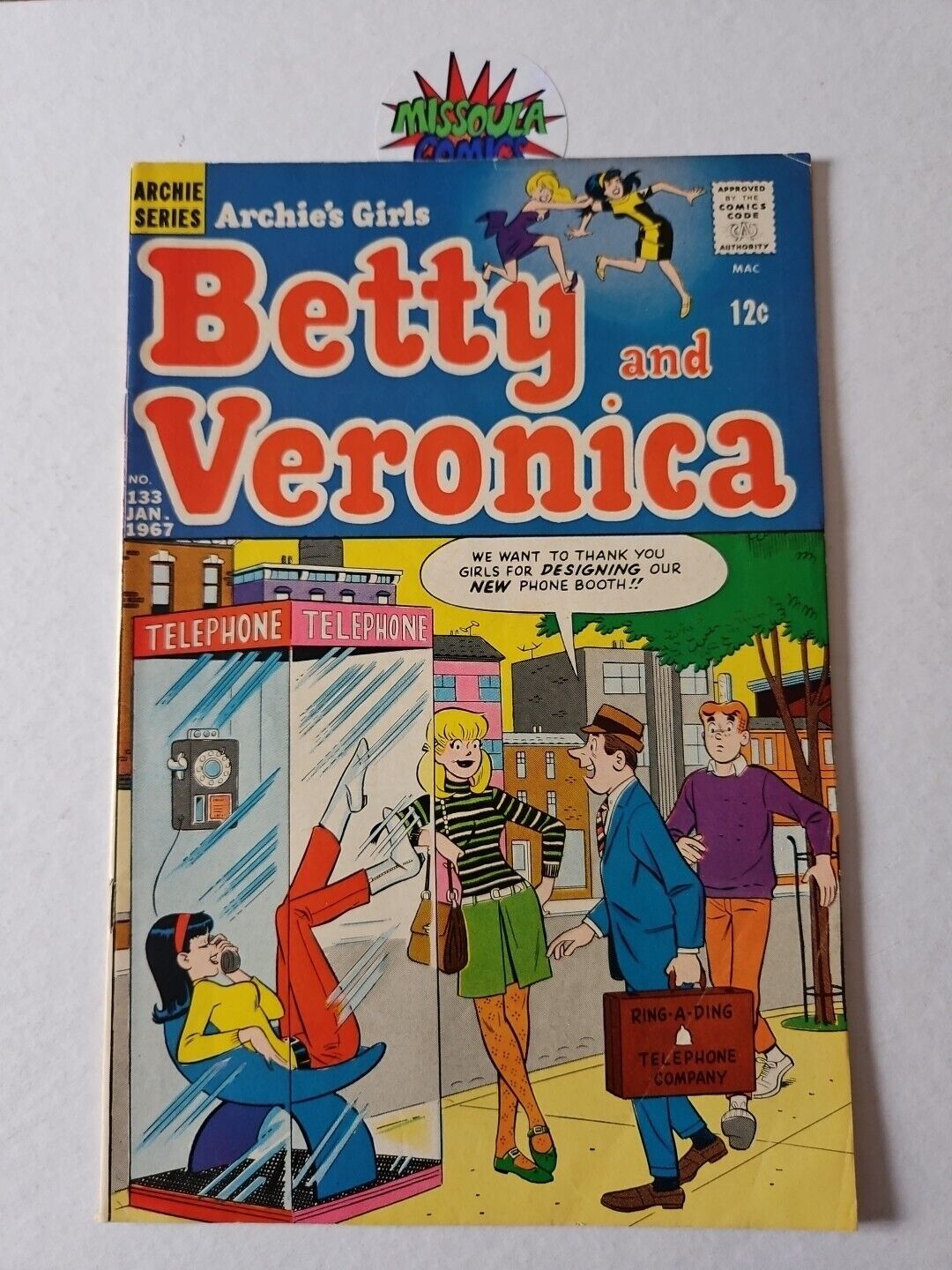 Betty and Veronica 133, 1967 Mid Grade Silver Age Archie