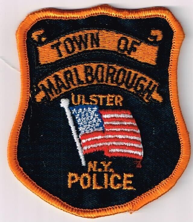 pick 1 Marlborough Police, New York patch: old (cheesecloth) or new style
