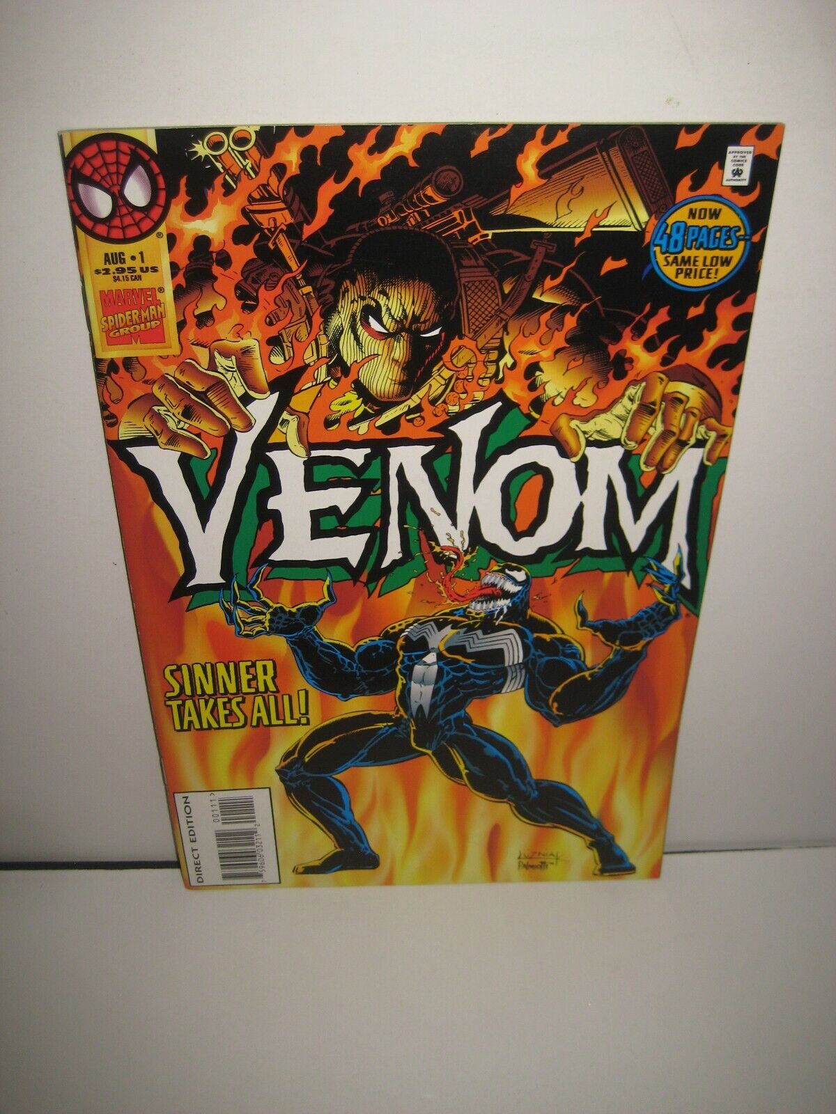 Venom Sinner Takes All #1 Marvel Comics 1995