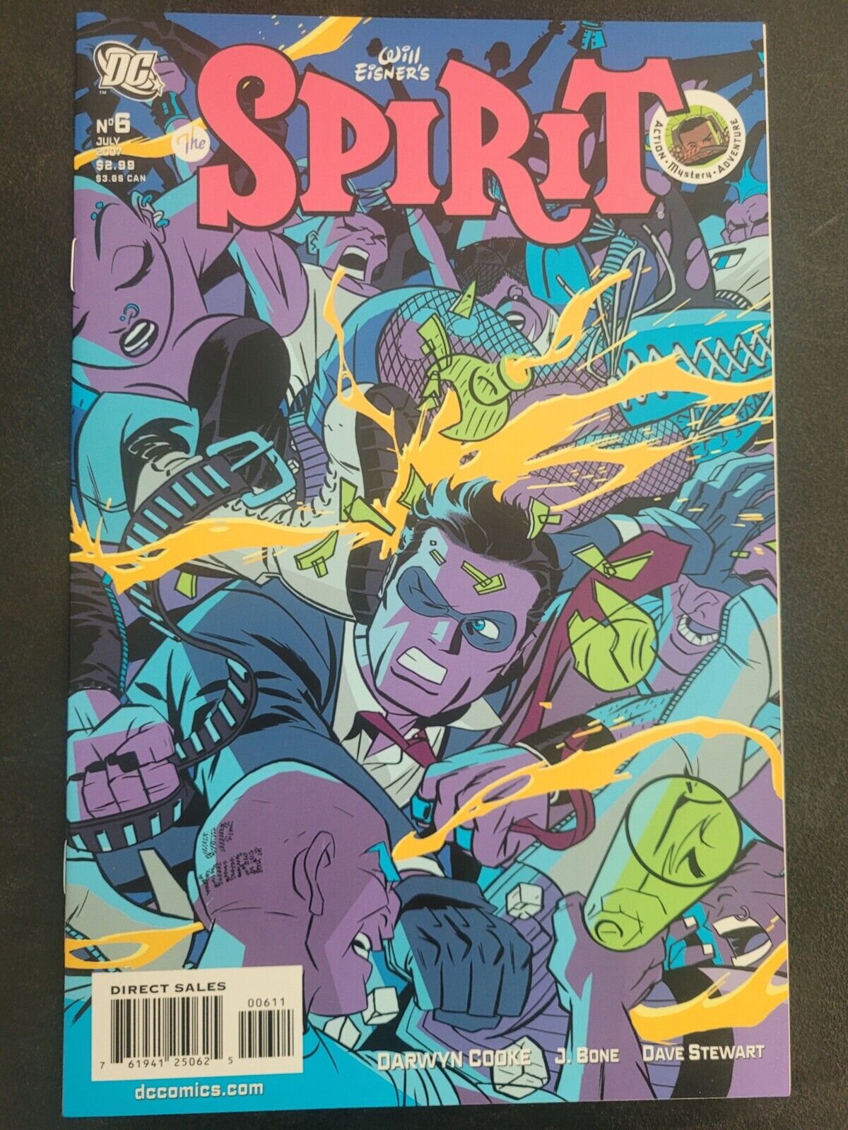 WILL EISNER'S THE SPIRIT #6 (2007) DC COMICS CARDSTOCK COVER DARWYN COOK ART