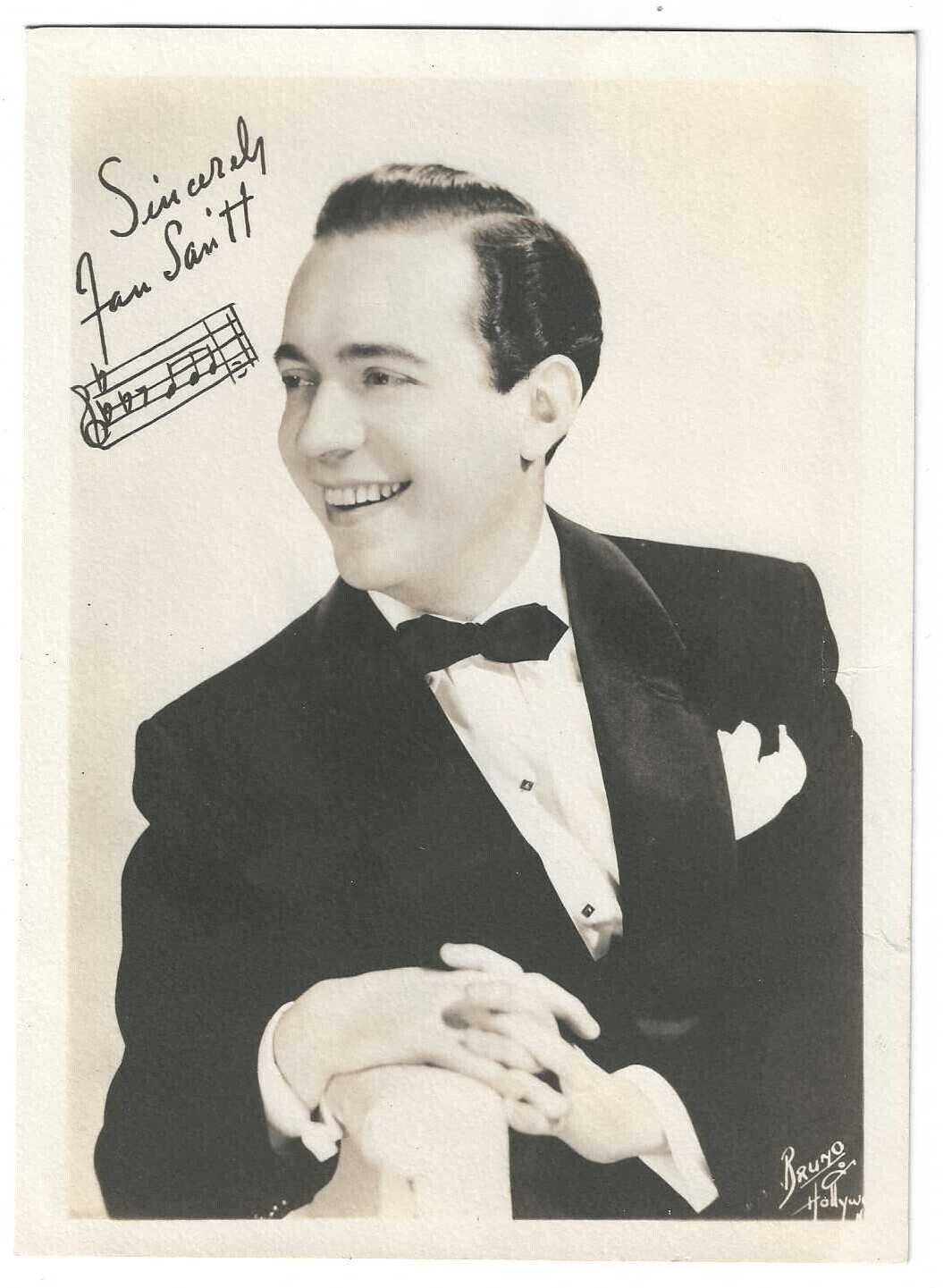 1941 Signed Souvenir Photo of Singer Jan Savitt \