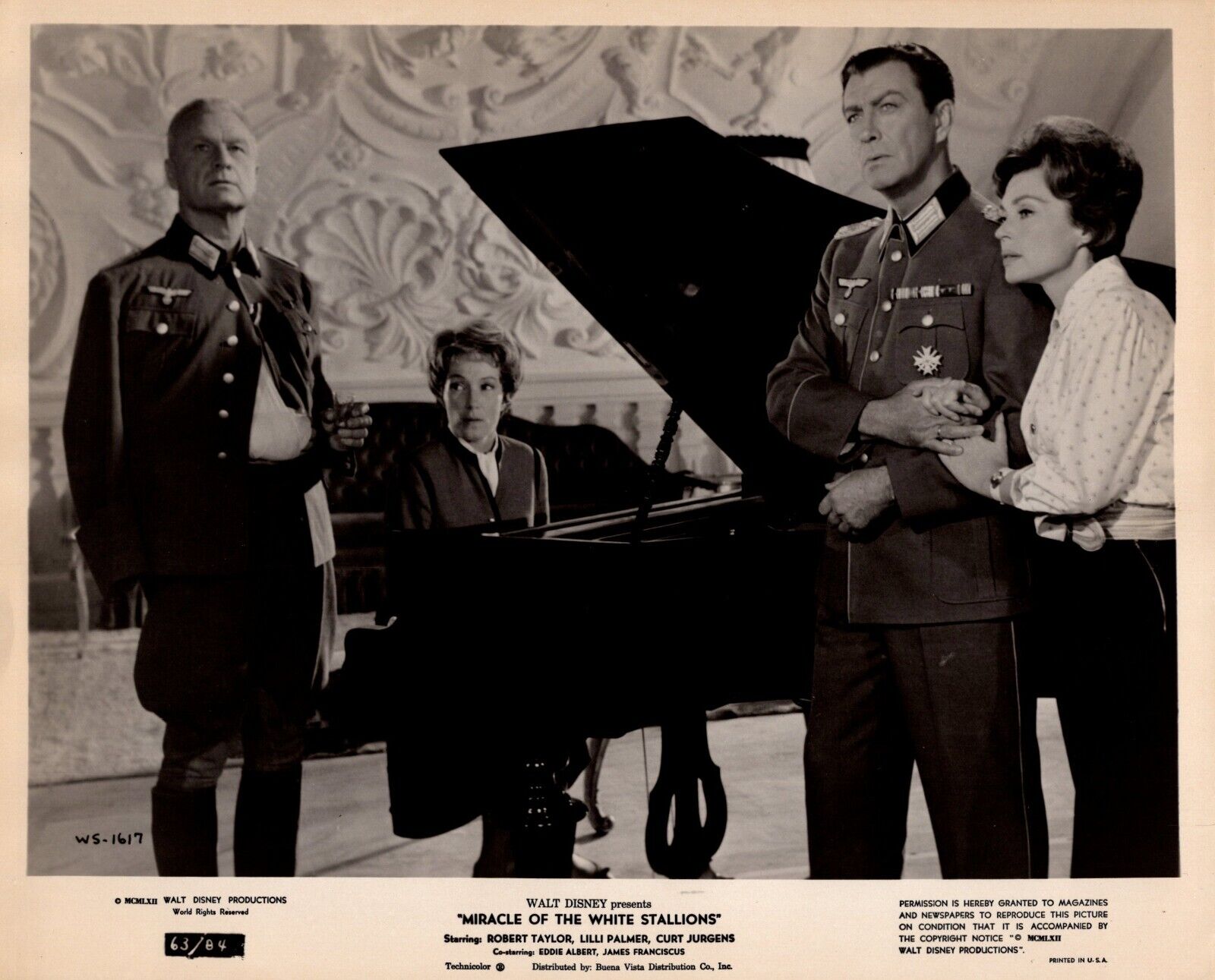Robert Taylor + Lilli Palmer + Curd Jürgens (1963) 🎬⭐ Original Photo K 467
