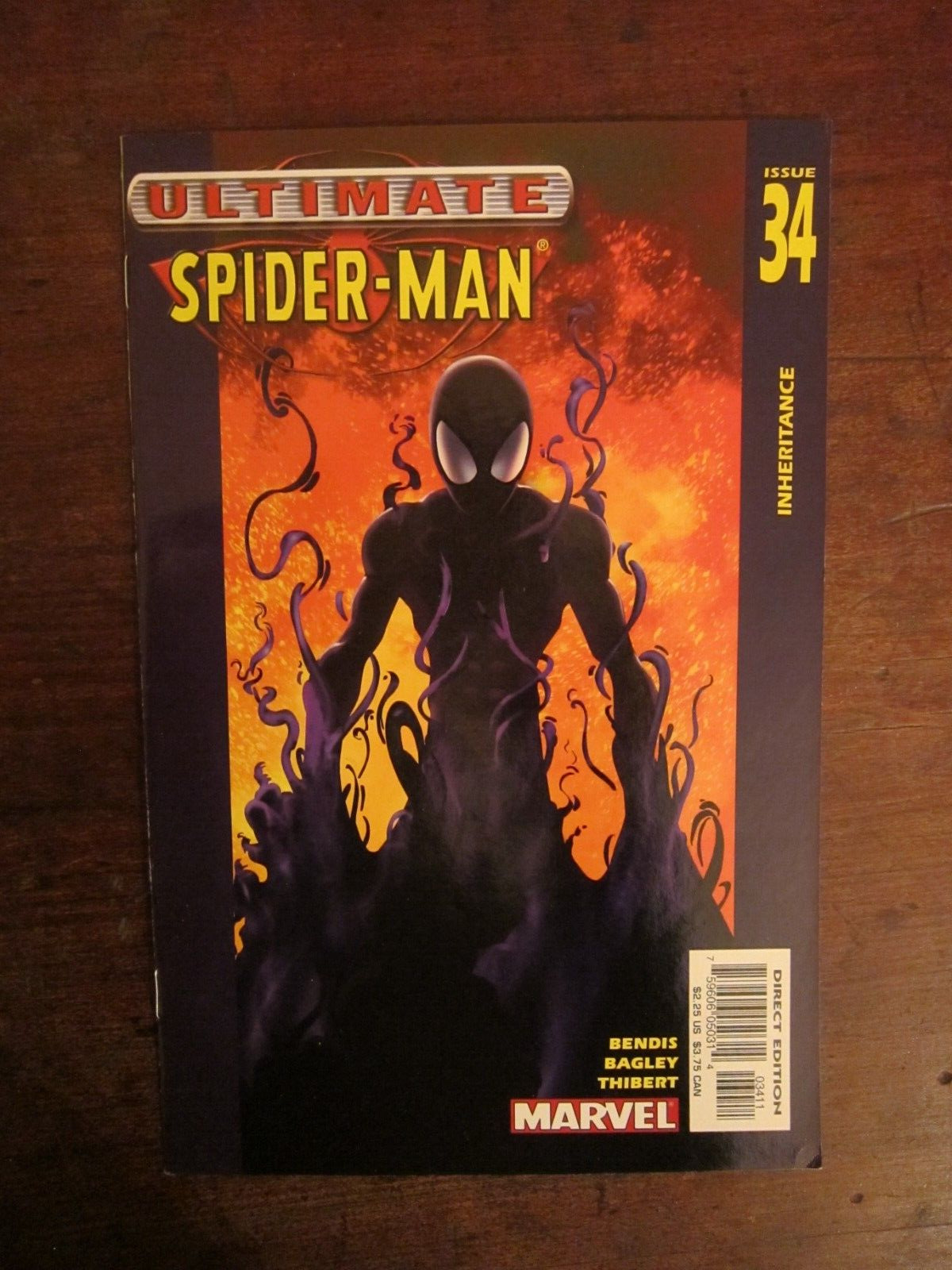 Ultimate Spider-Man #34 - black costume - Brian Michael Bendis, Mark Bagley