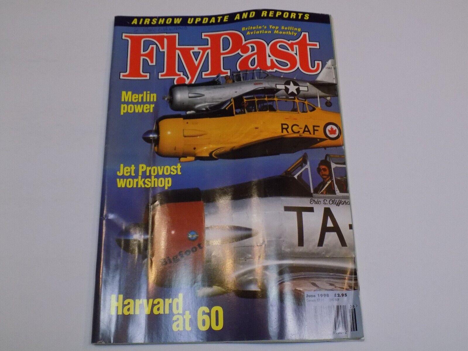 Fly Past Magazine June 1998 Merlin Power Jet Provost Harvard Air Planes RAF UK