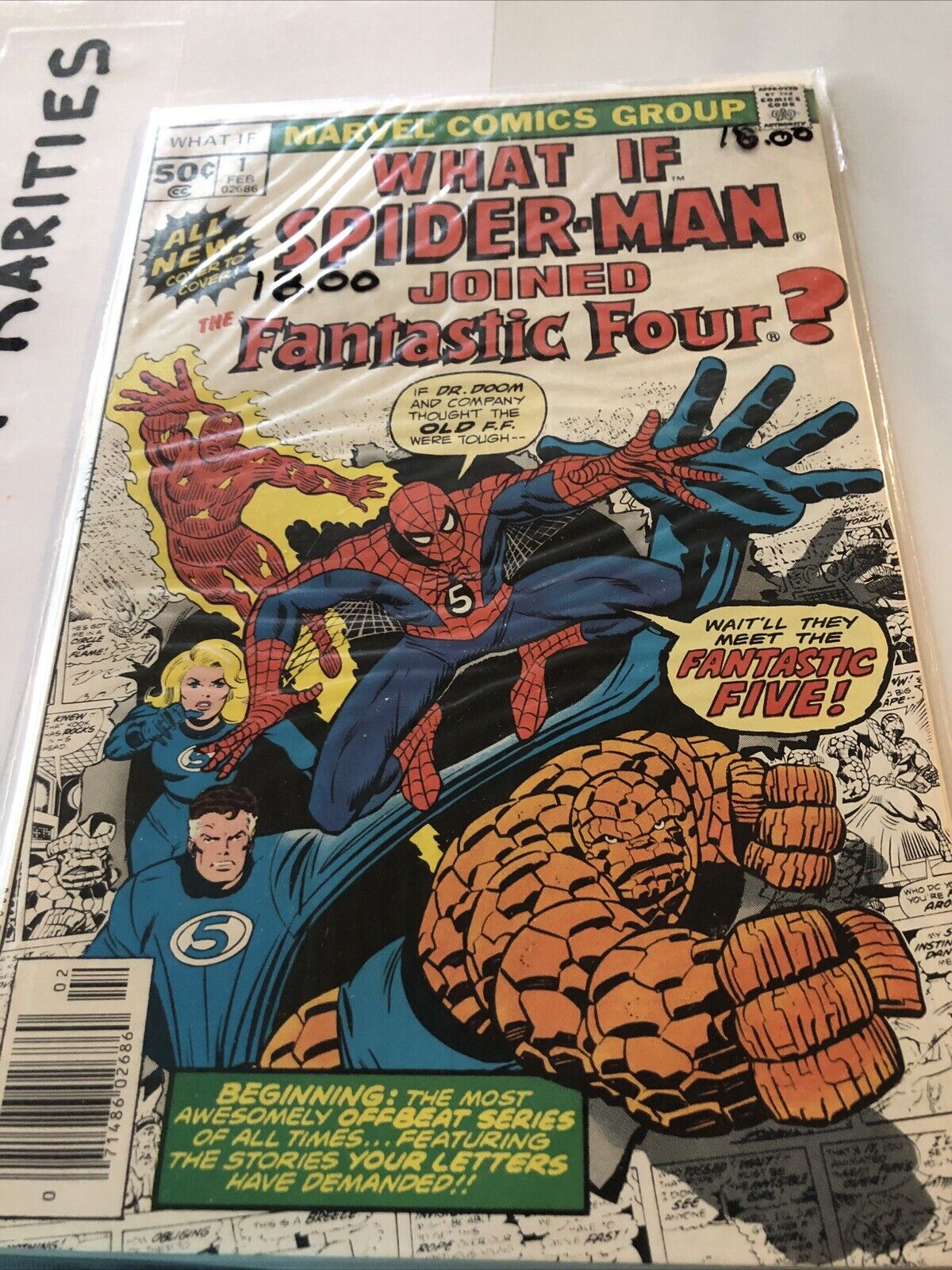 What If...? #1 Marvel Comics (1977) Spider-Man Joins Fantastic Four 