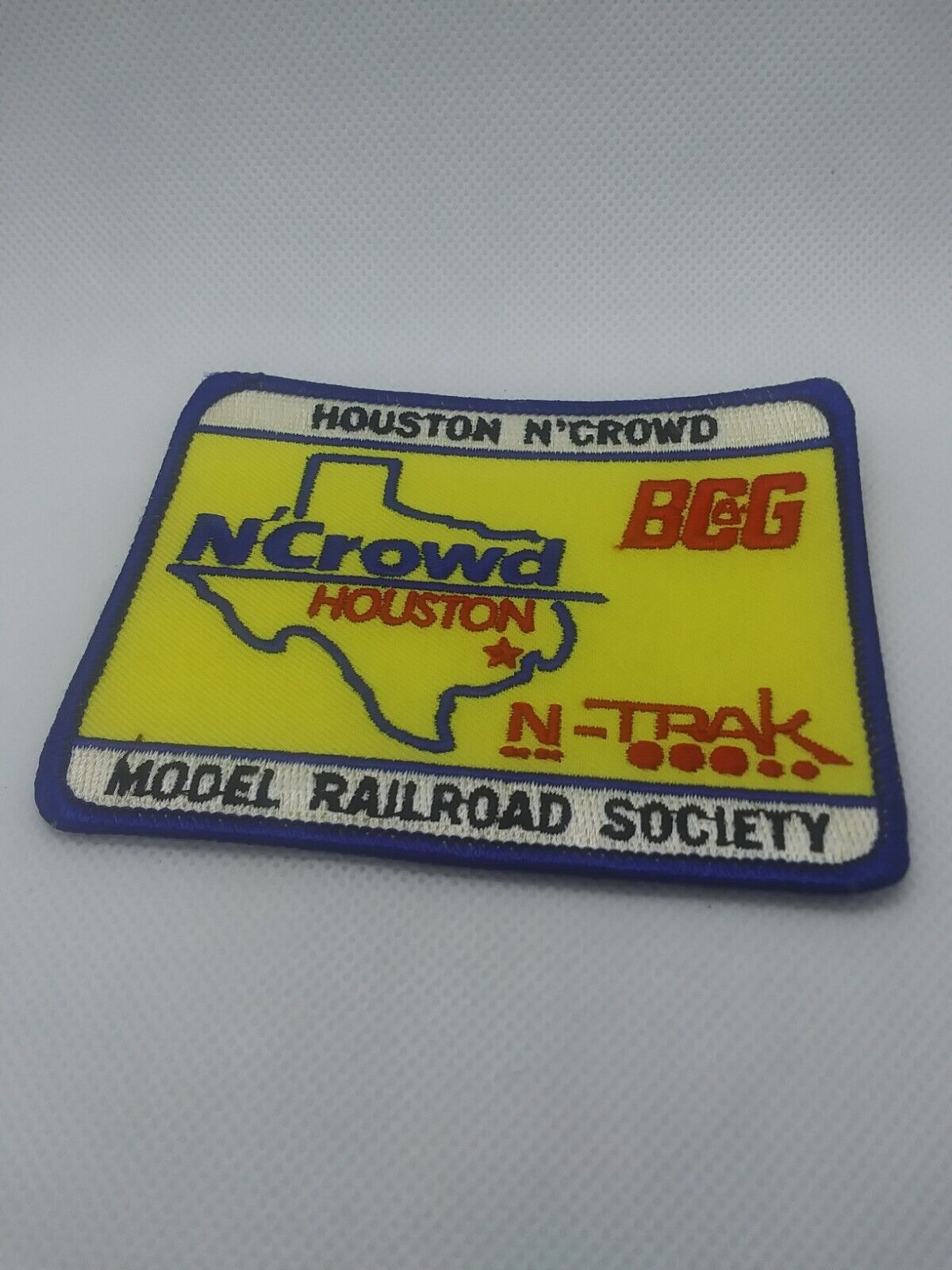 N\'Crowd Houston BC & G N-Trak Model Railroad Society Patch