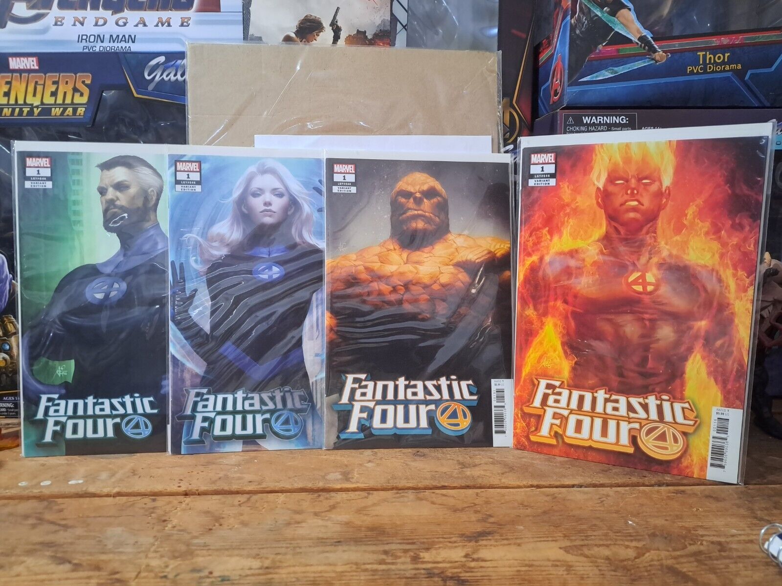 Fantastic Four #1 Artgerm Variants Lot Of 4 Complete Marvel Comics 2018