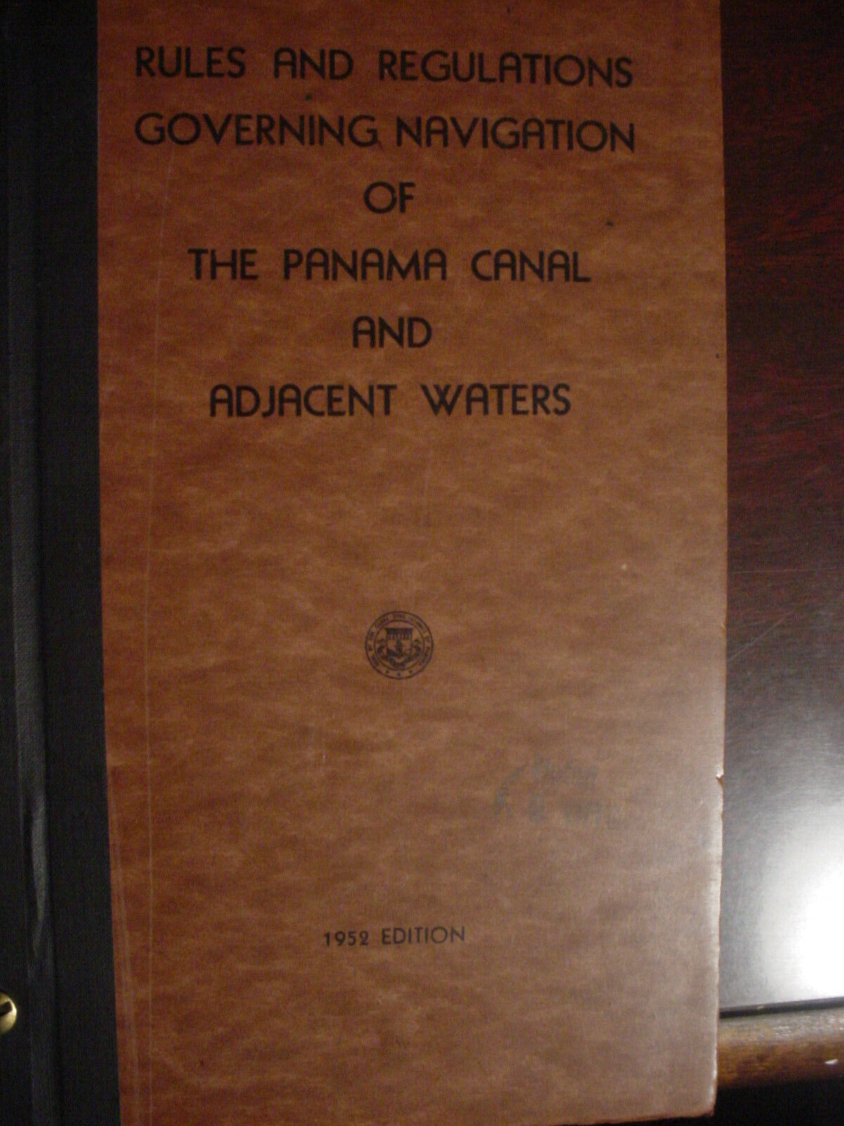 Rules Regulations Governing Navigation of Panama Canal & Adjacent Waters 1952 Ed