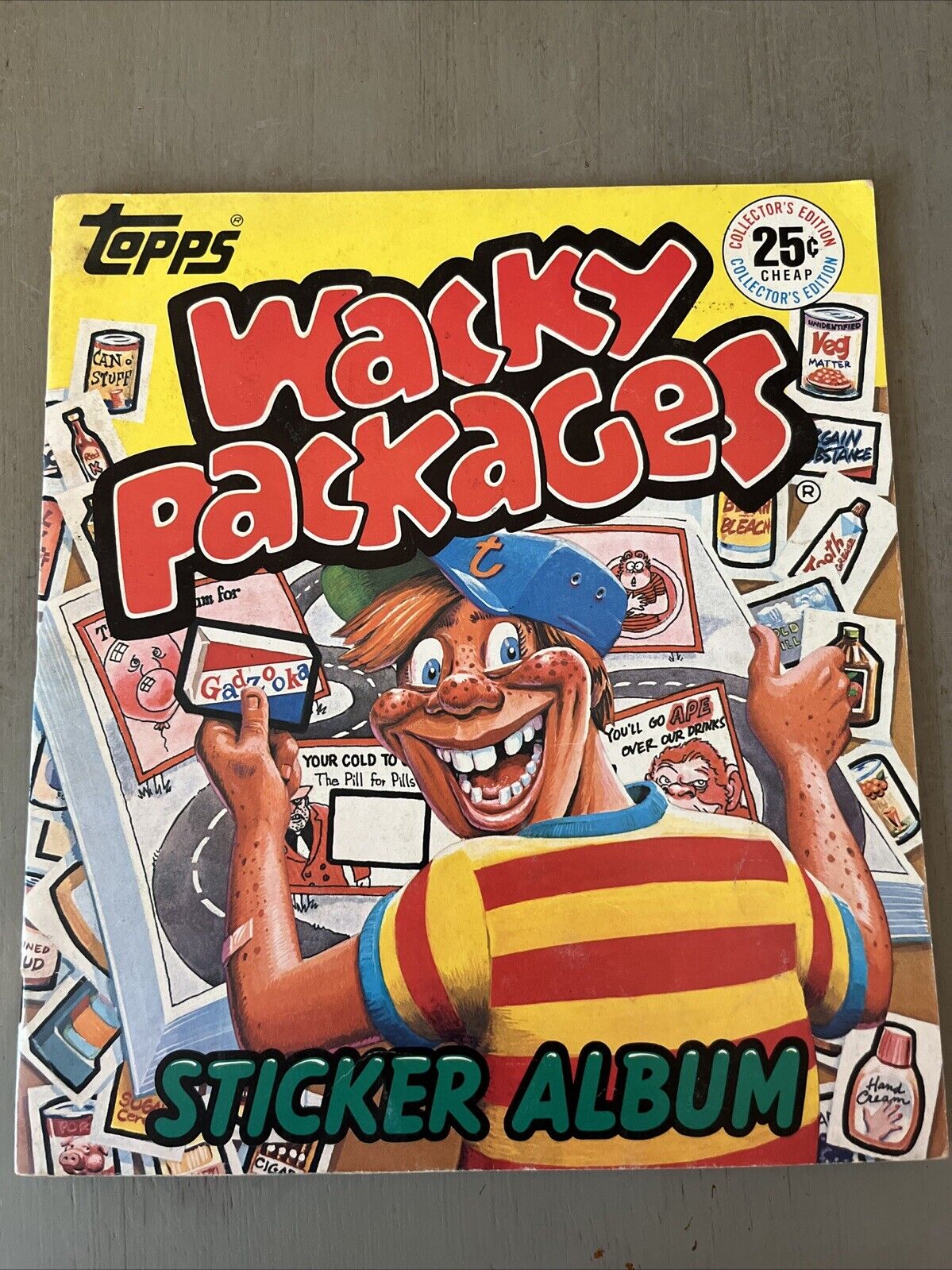1982 TOPPS WACKY PACKAGES STICKER ALBUM Great Condition Nearly Complete Set