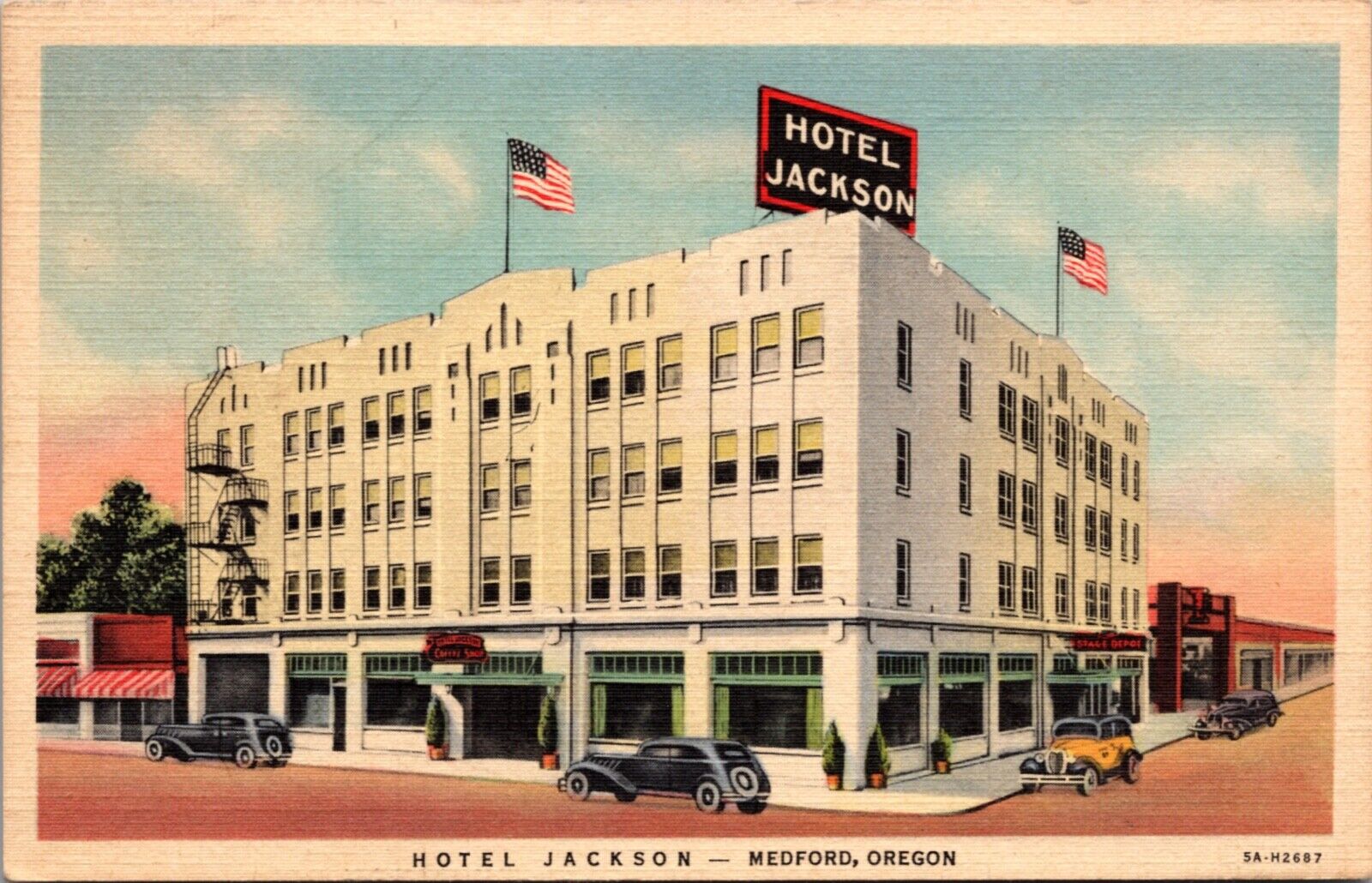 Linen Postcard Hotel Jackson in Medford, Oregon