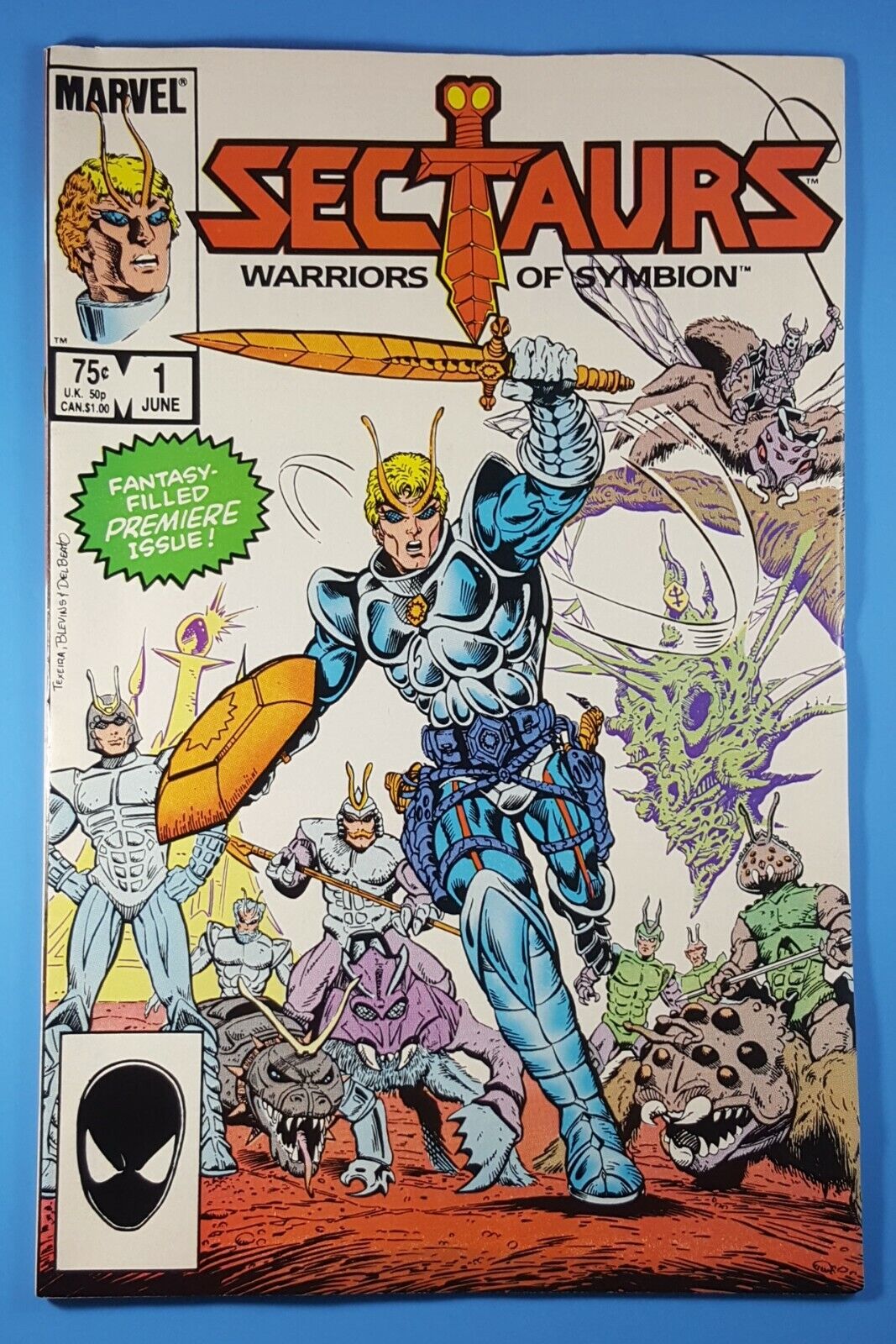 Sectaurs Warriors of Symbion # 1 Marvel Comics 1985