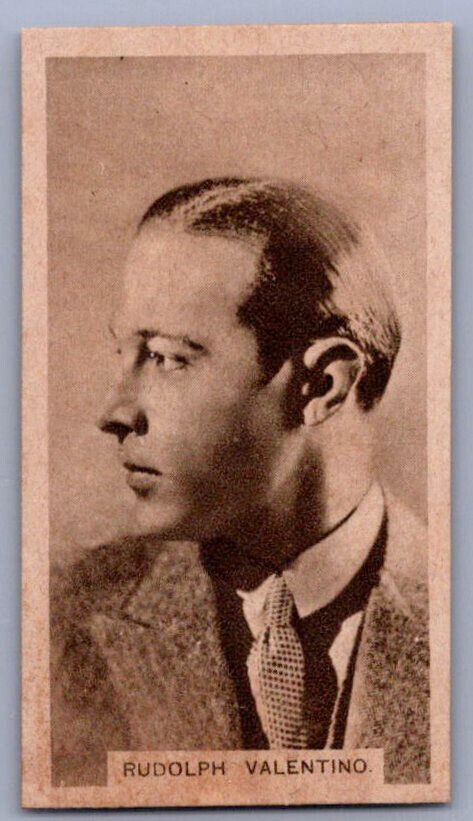 1932 Abdulla Cinema Stars Rudolph Valentino #9 Rare