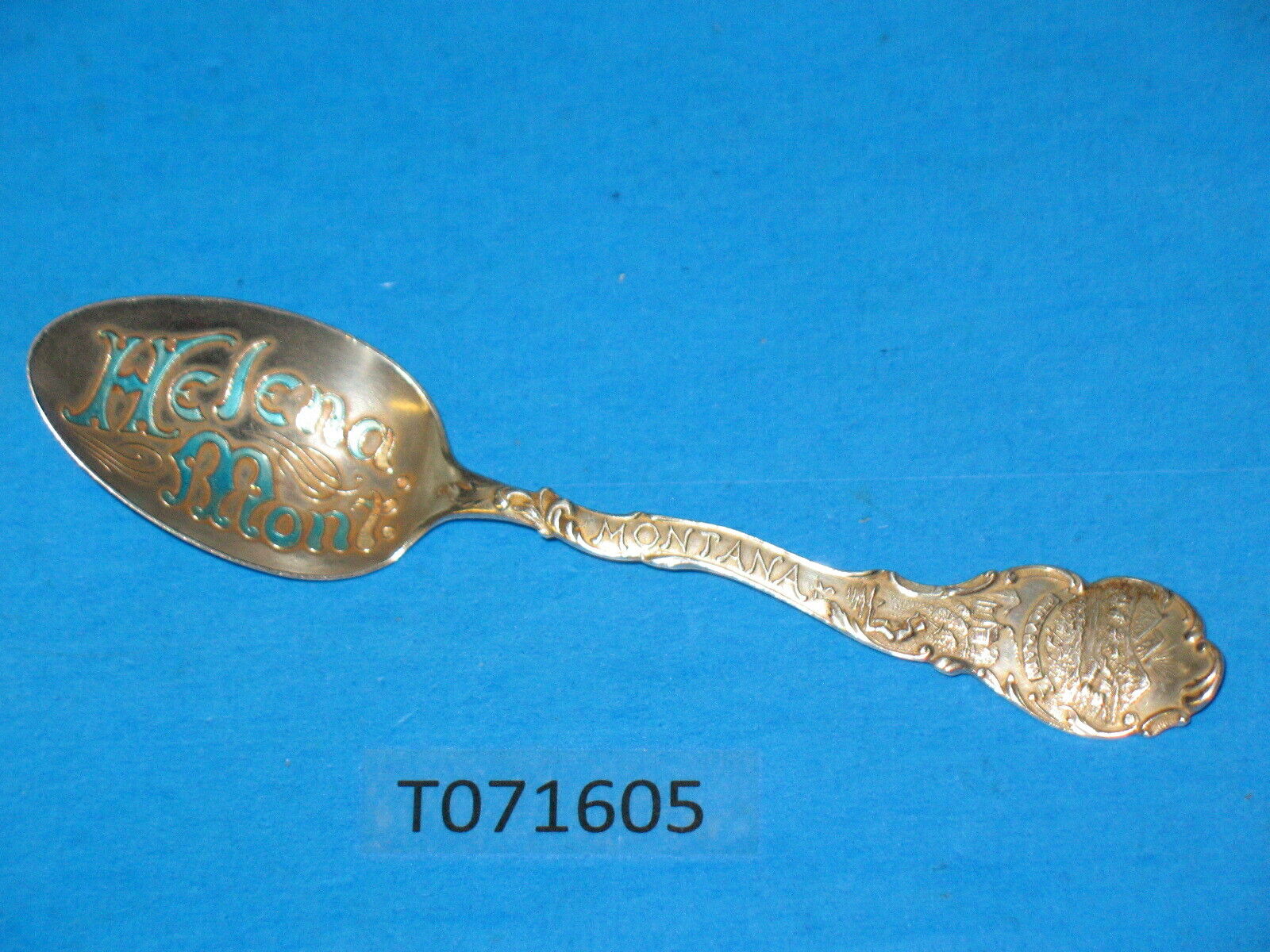 Helena, Montana souvenir spoon, 5-7/16\