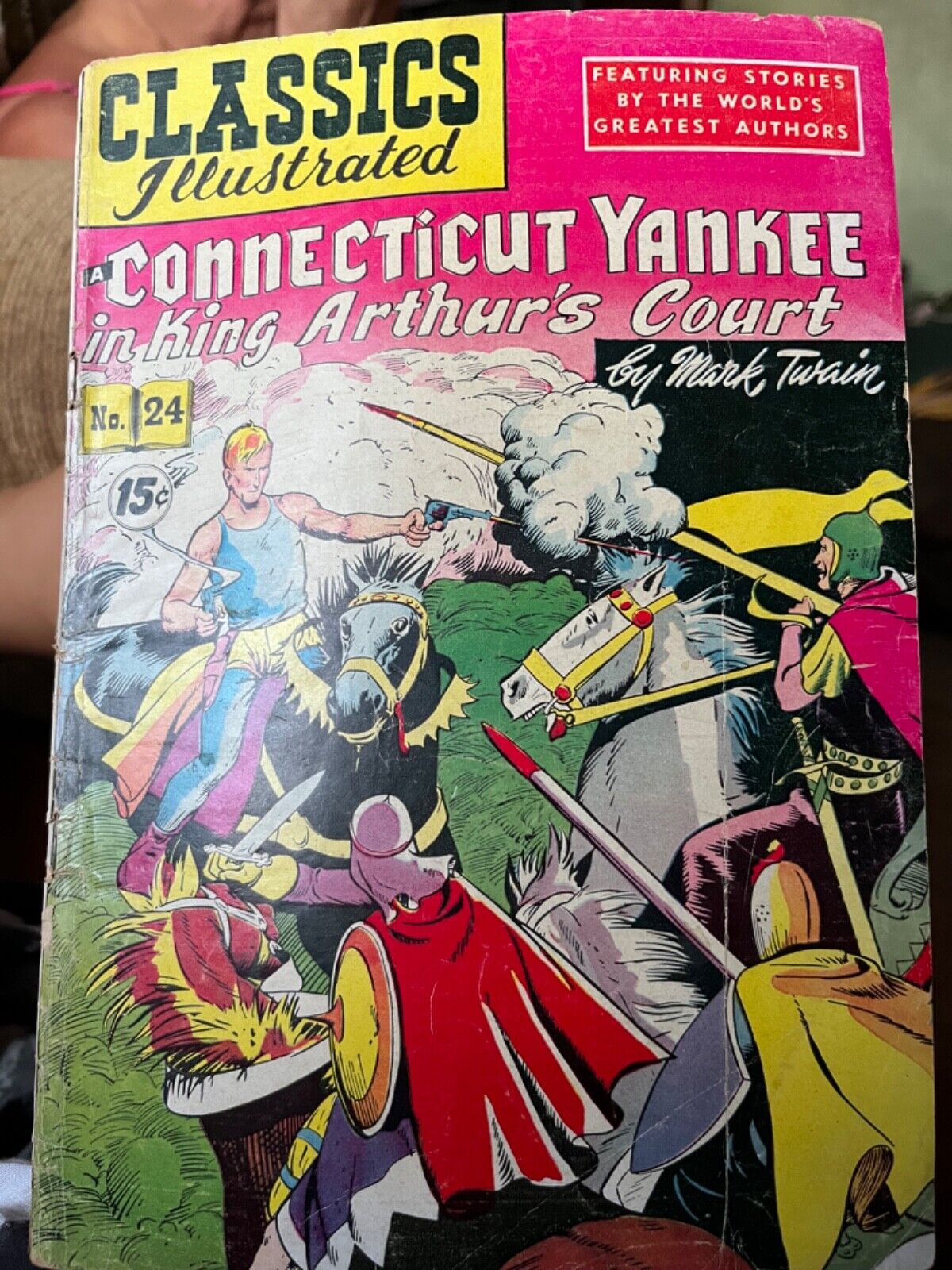 CLASSICS ILLUSTRATED #24 - Connecticut Yankee in King Arthur\'s Court