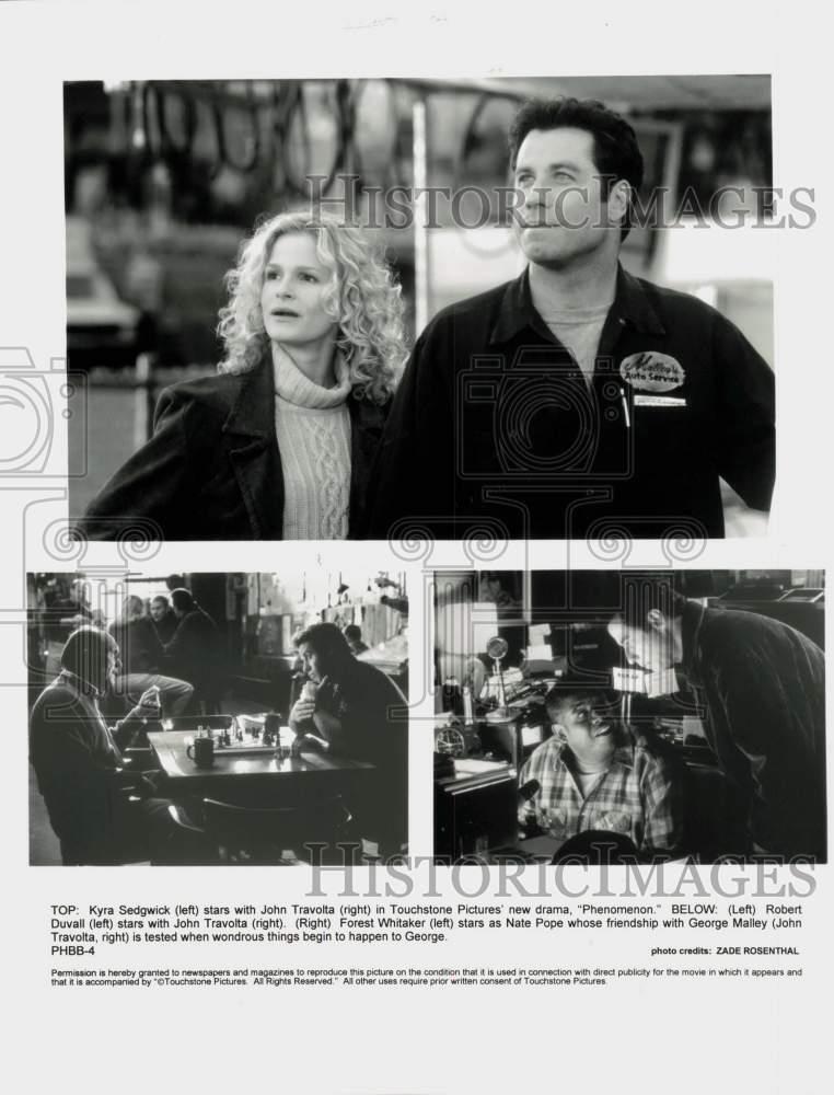 1996 Press Photo Kyra Sedgwick, John Travolta & Co-Stars in \